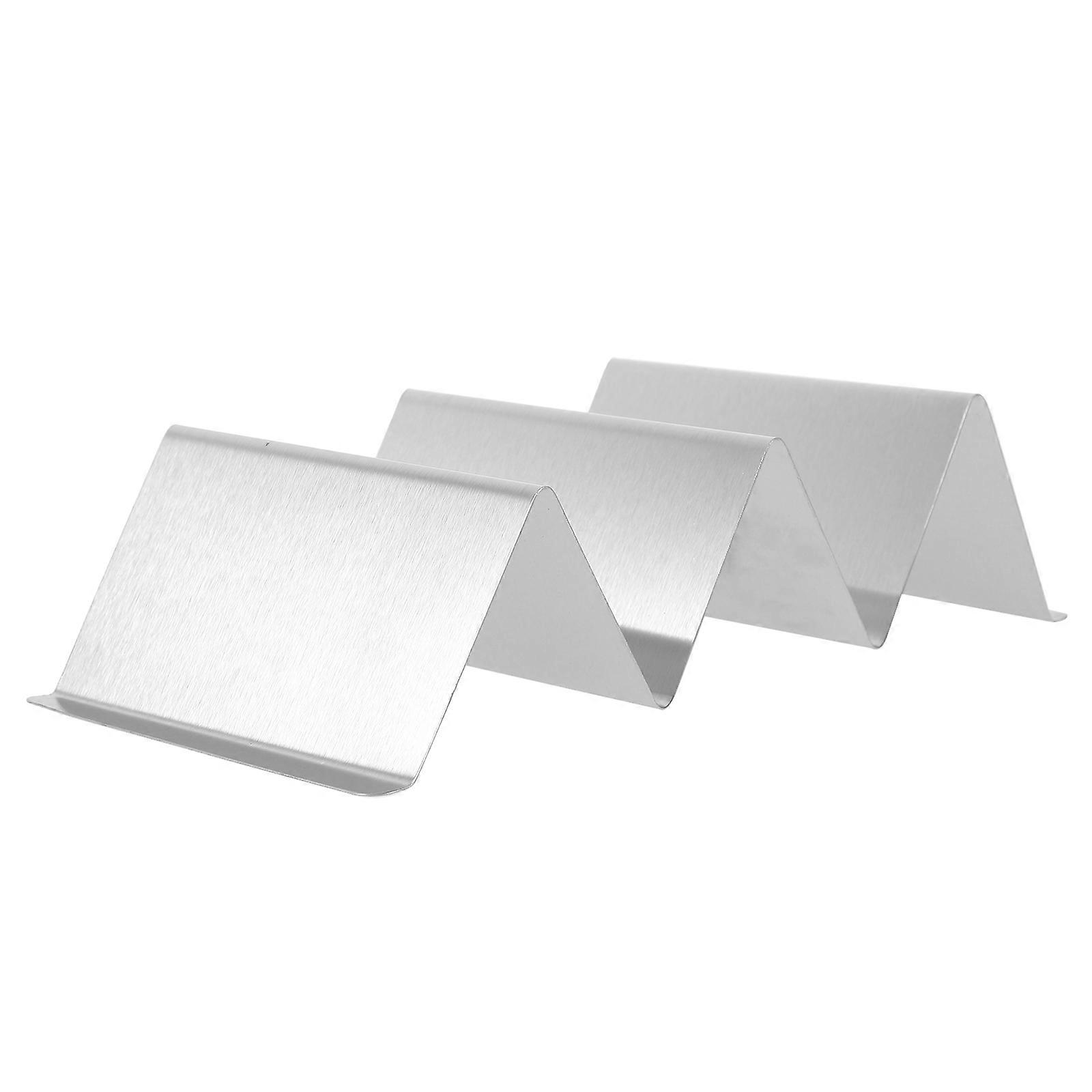 Taco Rack Stainless Steel Easy Filling and Serving Random Style 20x10x5.5cm 1Set