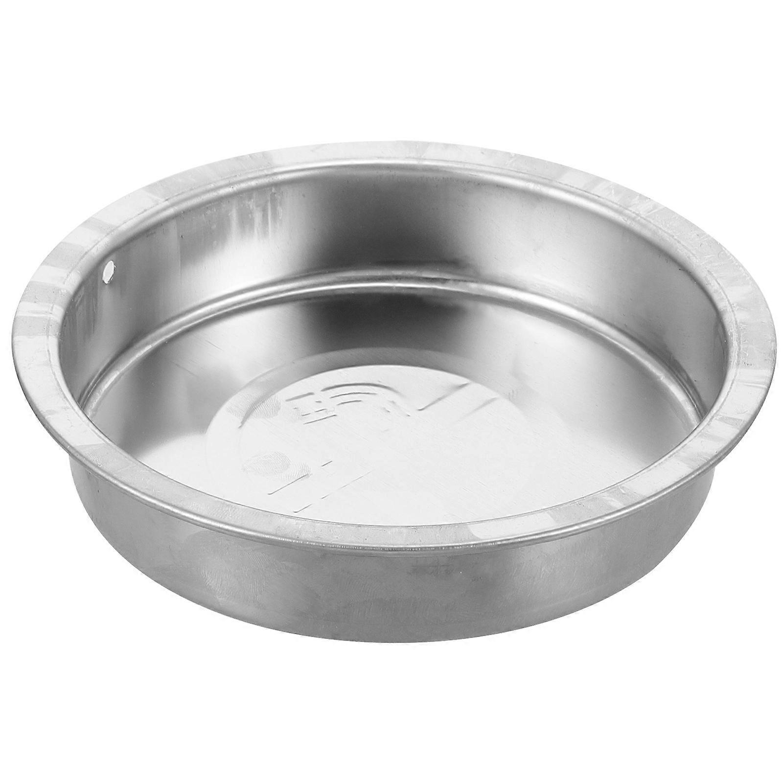 Stainless Steel Ashtray for Trash Can with Construction Silver Color Fits Waste Bin .5