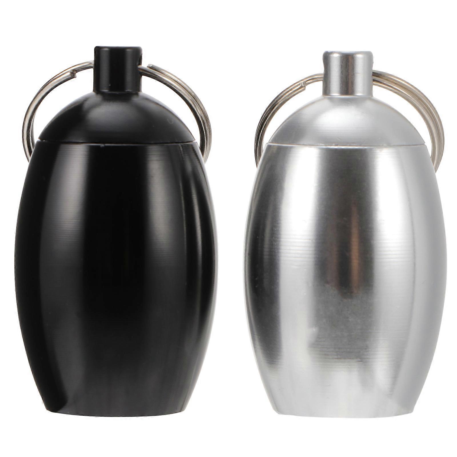 Pill Holder Organizer Pill Case Bottle Container for Storage Use 2Pcs