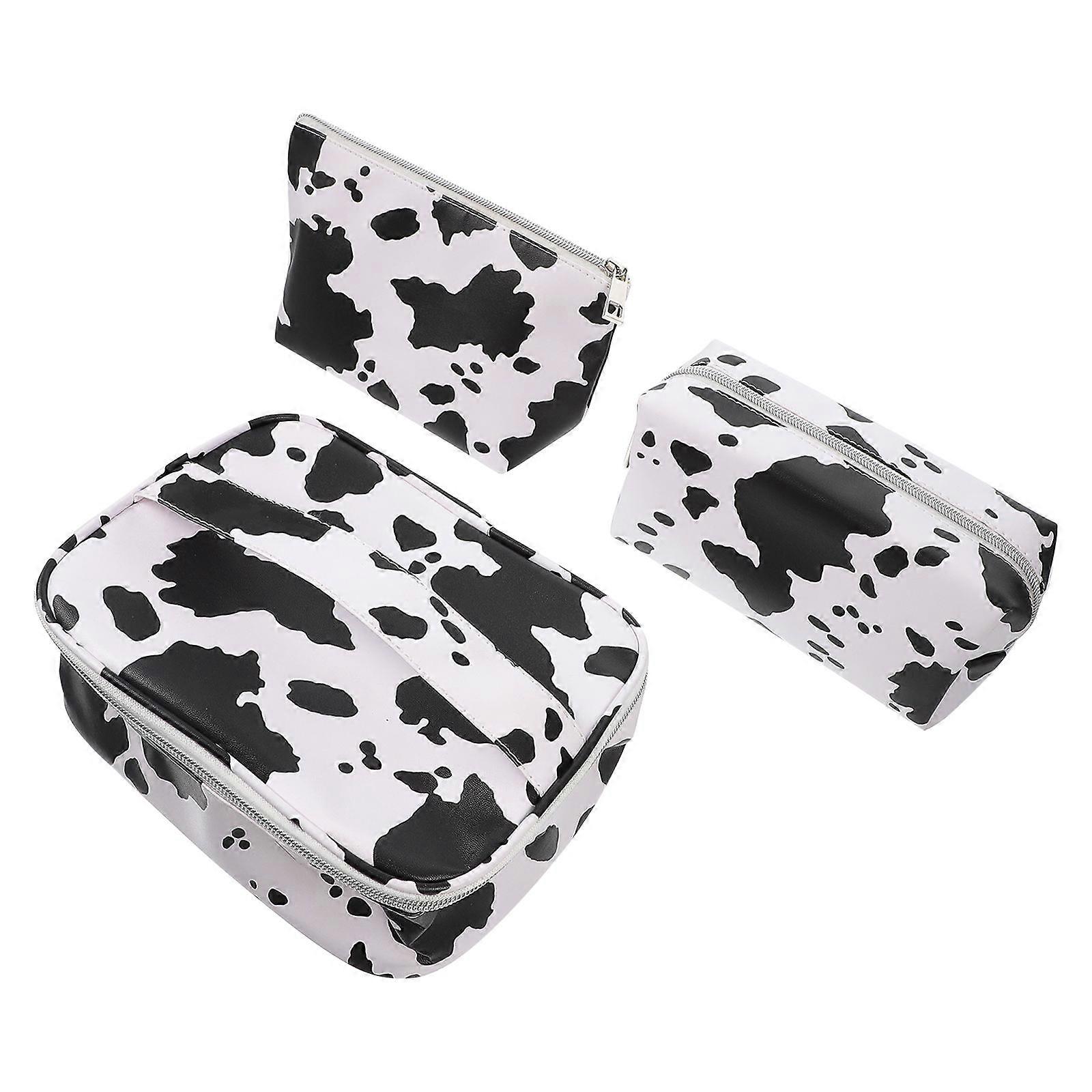 Cosmetic Protection Pouch Rectangular Shape Professional Makeup Bag 23X16CM Multi 3Pcs