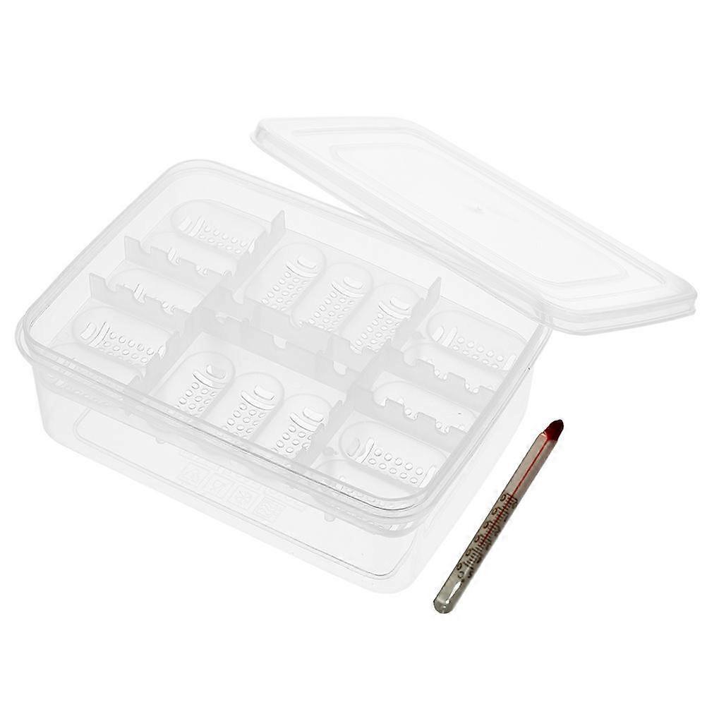 Egg Hatching Case Reptile Incubator For Home Breeding 16.7x12.3cm White Rectangular Lattice Incubation 1 Set