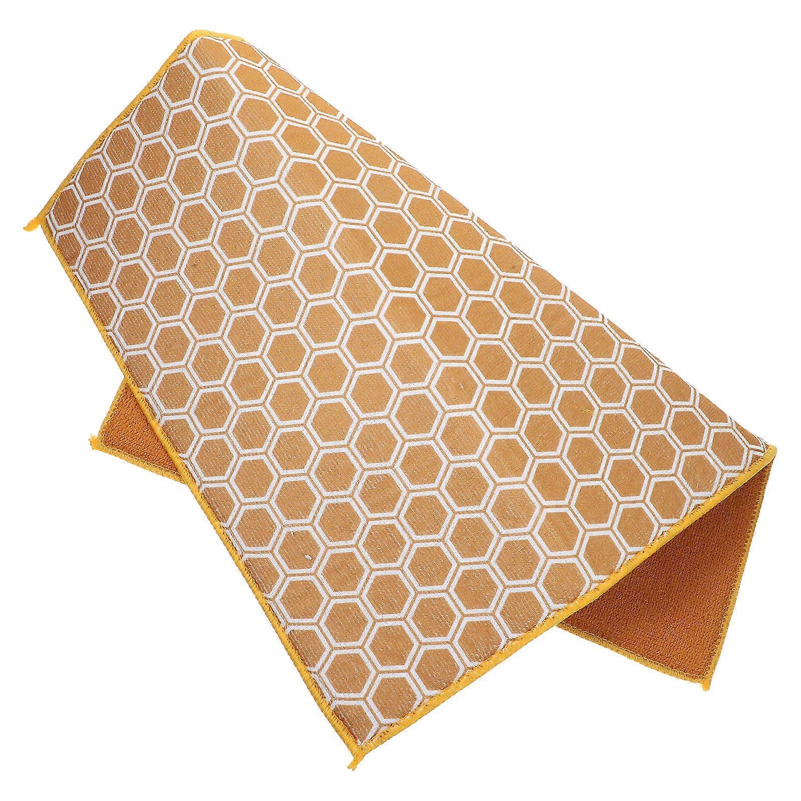 Kitchen Drying Mats For Countertops Fiber Dish Drying Mat Simple and Elegant Circular Pattern 50.00X38.00X0.80CM Water Absorption 1Pack