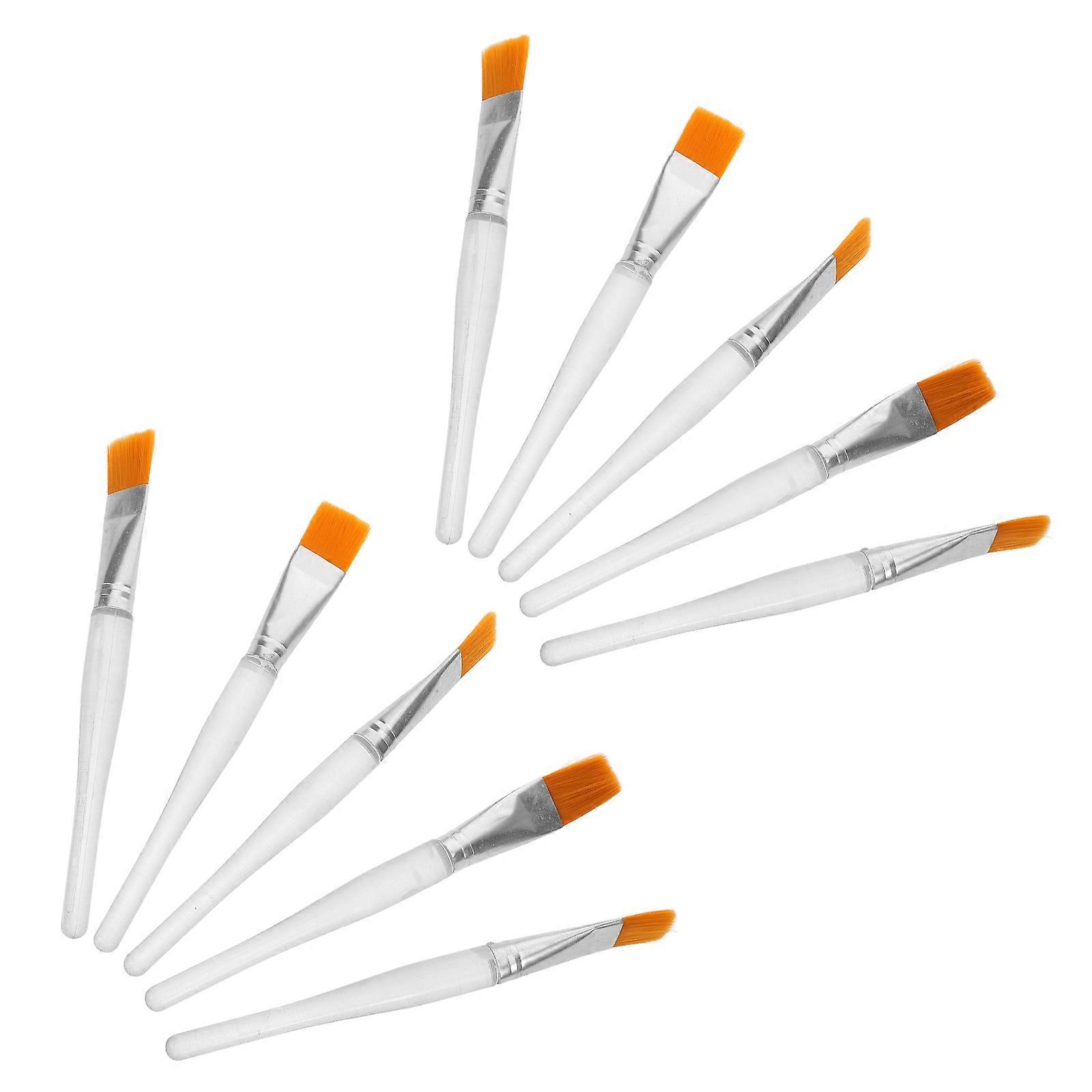 Watercolor Brush Small Paint Brushes Beginners Random Color 10Pcs