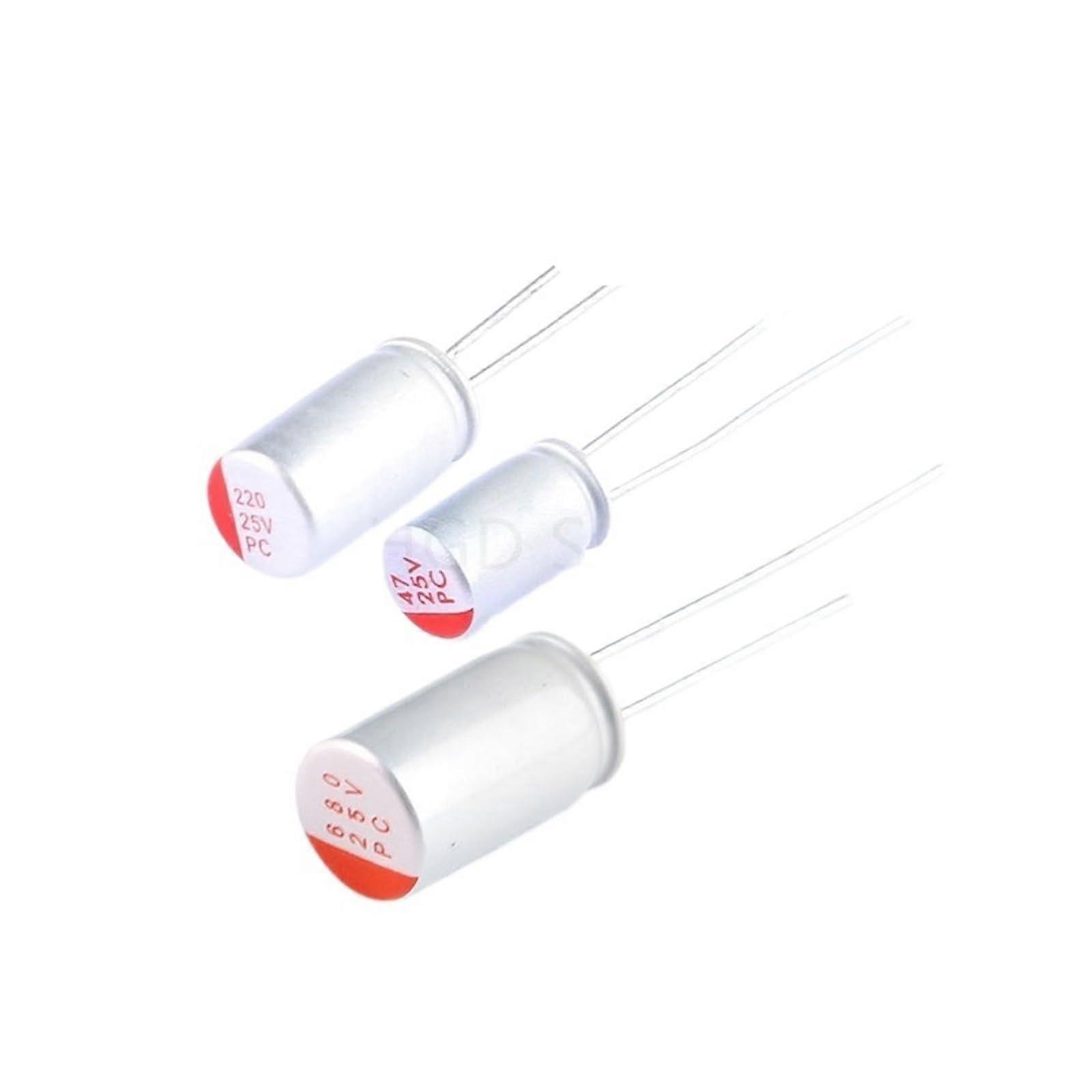 10 pieces DIP aluminum electrolytic capacitor 25V 47UF 100UF 220UF 270UF 330UF 470UF 560UF 680UF 820UF 1000UF(25V820UF 10X12)
