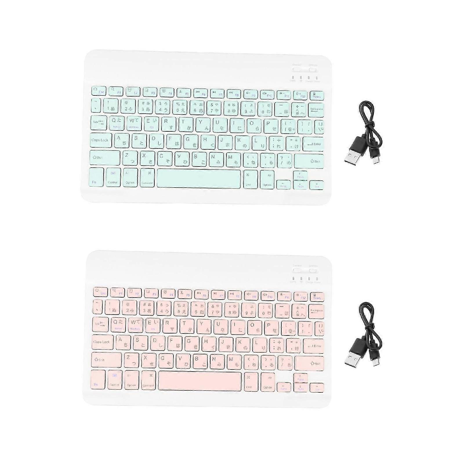 2 kpl kannettava japanilainen Bluetooth-näppäimistö Windowsille, iOS: lle, Android-kannettavalle