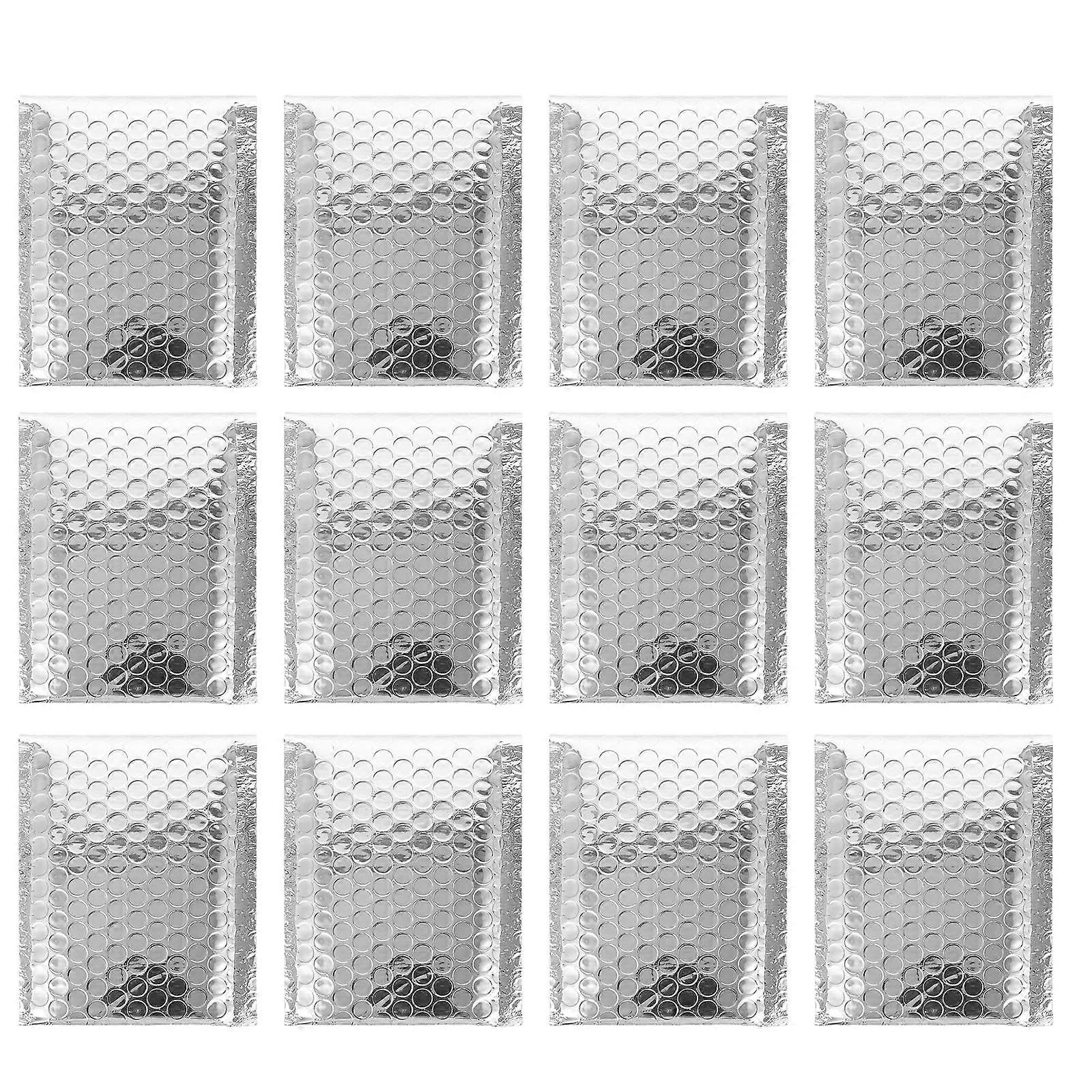 Bubble Mailers with SelfAdhesive Seal for Storage Use Shockproof and Waterproof PET Silver