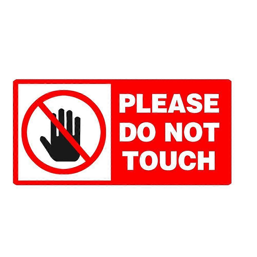 10pcs Do Not Touch Warning Stickers Safety Labels Do Not Use Tags For Office Store Shop Restaurant Business Machine