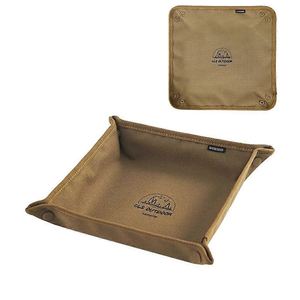 Portable Camping Storage Tray - Compact Home & Travel Organizer to Reduce the Clutter of Camping L