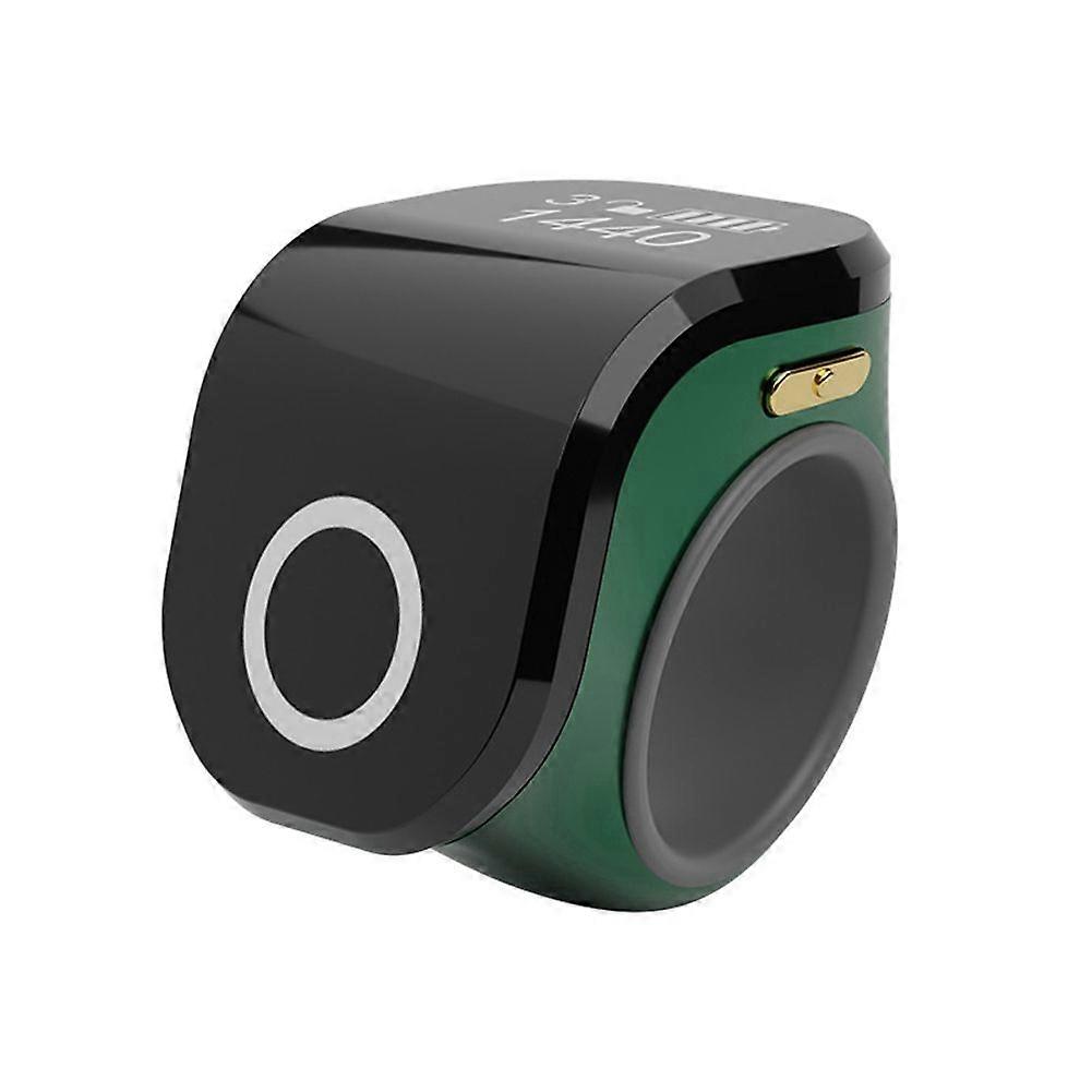 Digital Counter Portable Points Rechargeable Ring Ring Idea Tally Counter Smart Touch Finger Counter Green