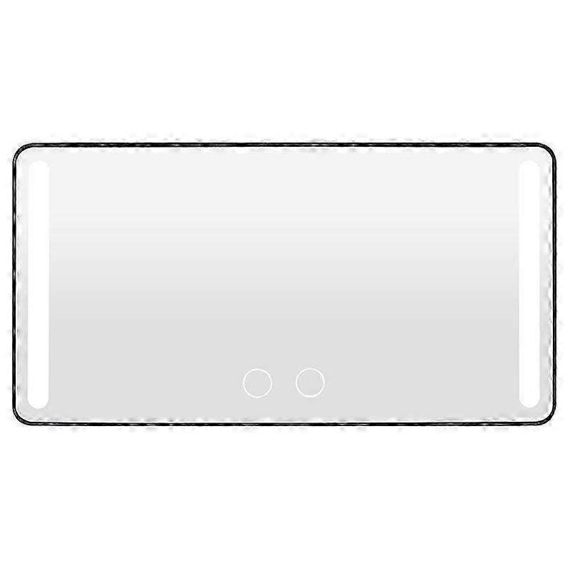 USB Powered Car Sun Visor LED Makeup Mirror with Touch Control for Trucks and SUVs
