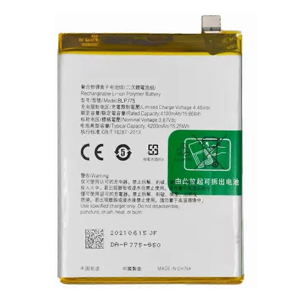 For Realme X50 5G X3 X3 Superzoom 3.87V 4100mAh Li Polymer Battery Assembly Part (Without Logo) (Enc