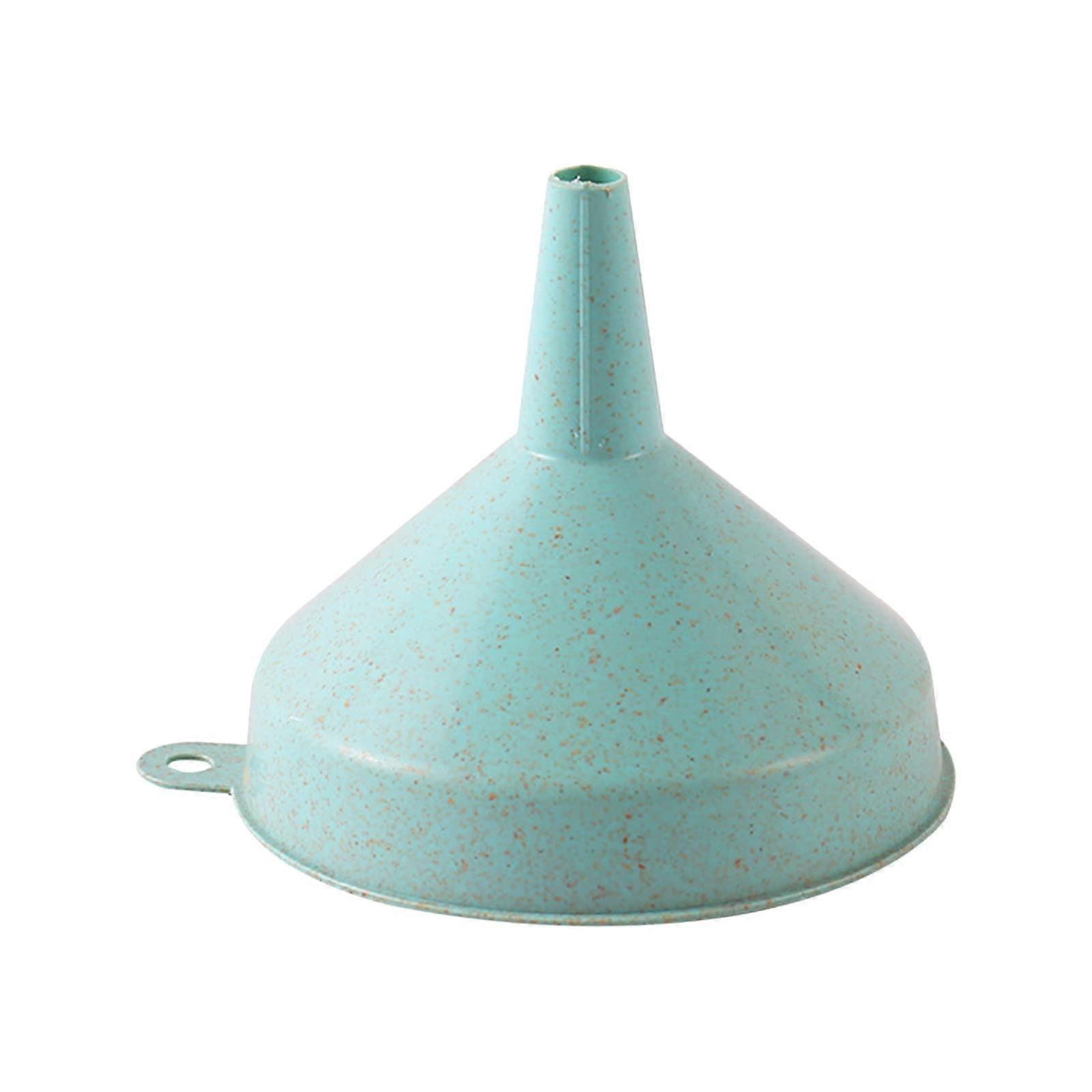 Plastic Funnel for Kitchen Use, Green One Size Silicone Bottle Filler, Ideal for Sauces and Liquids