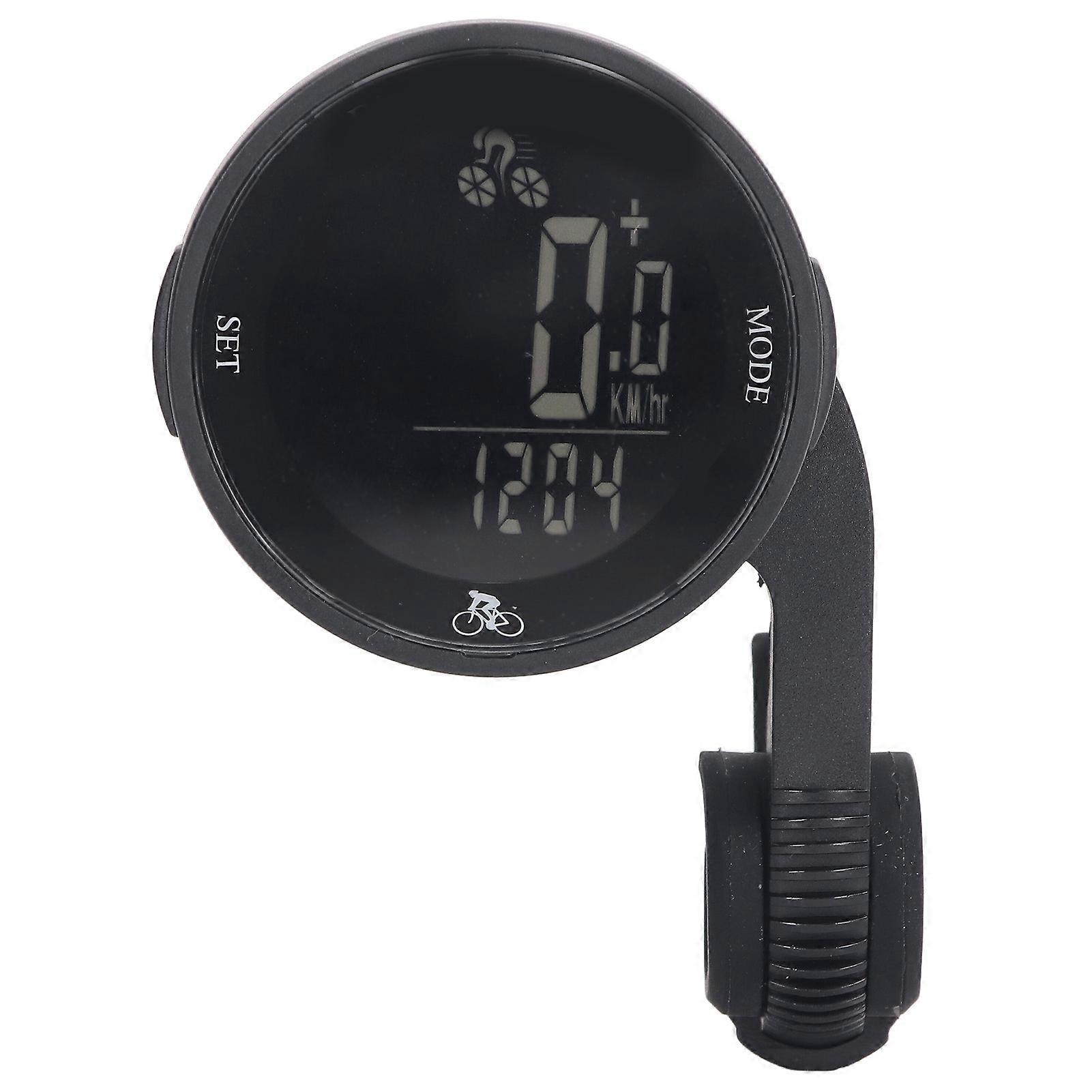 Bike Computer Speed Step Frequency Sensor LED Backlit Large Screen Wireless Cycling Speedometer Odometer with Bracket 