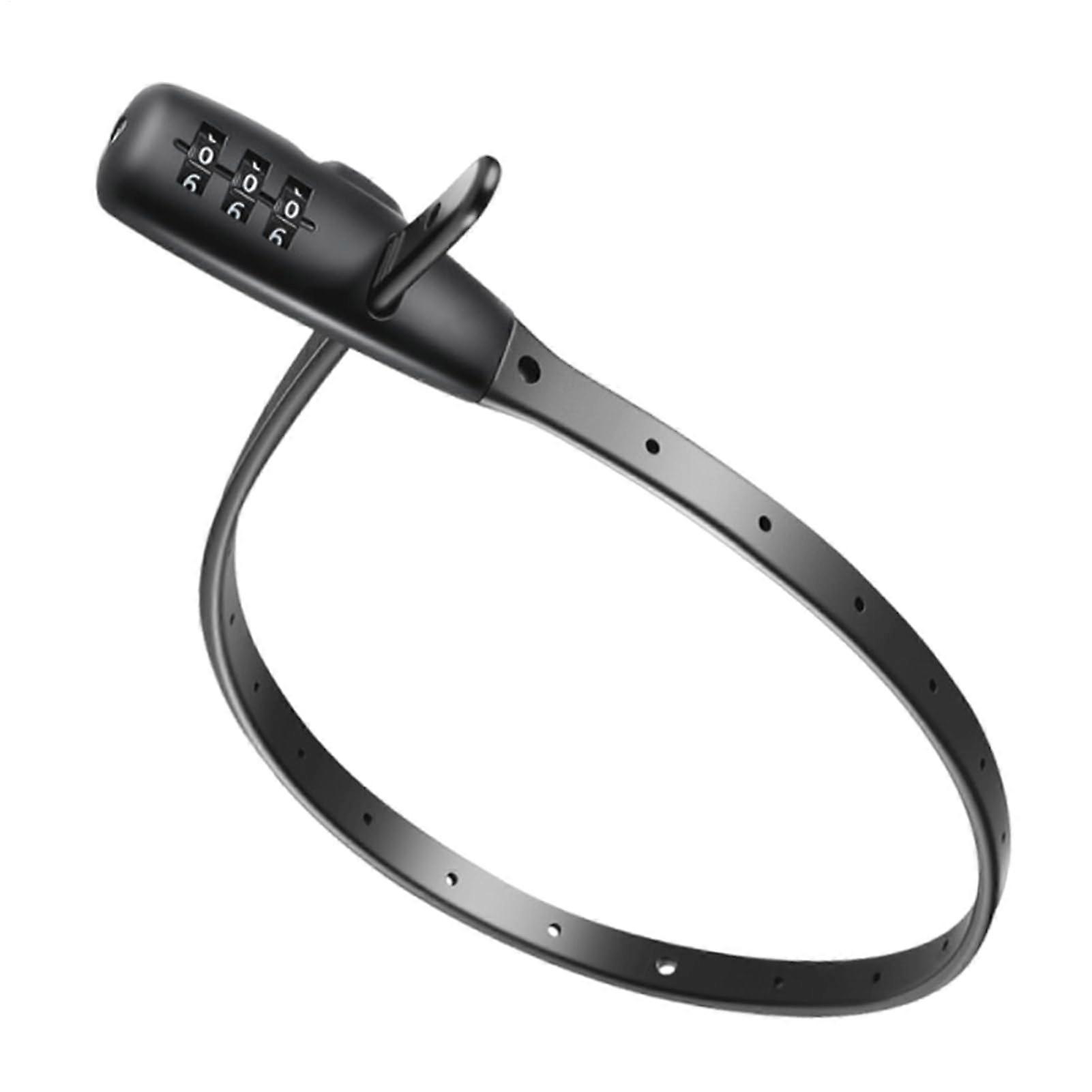 Zip Tie Lock Combination Lock - Adjustable Theft Protection for Bike Helmets, Cabinets, Refrigerators, and Vehicles