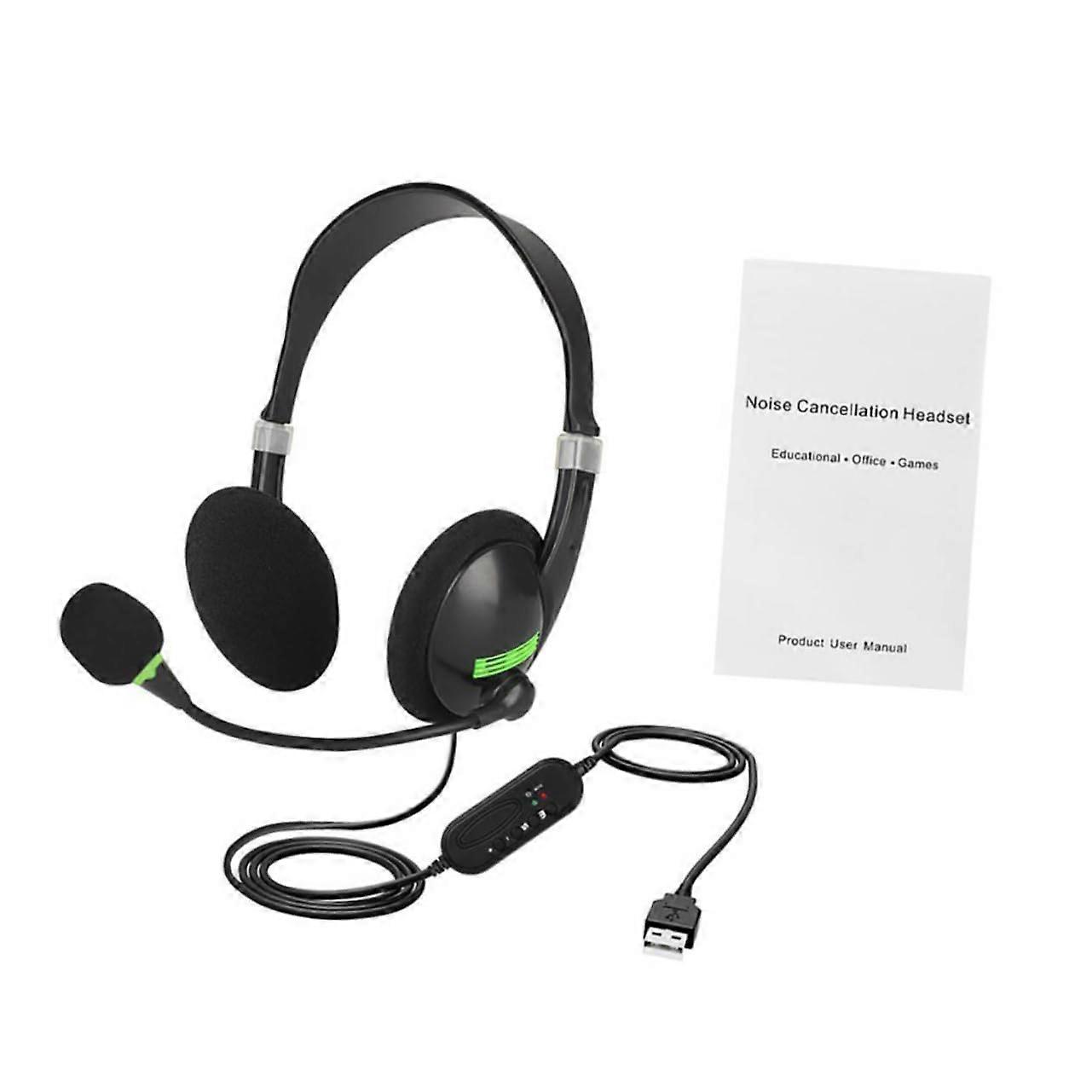 Wireless Noise Cancelling Headphones with Wired Sound, Comfortable Gaming Headset for PC and Console, Over-Ear Design
