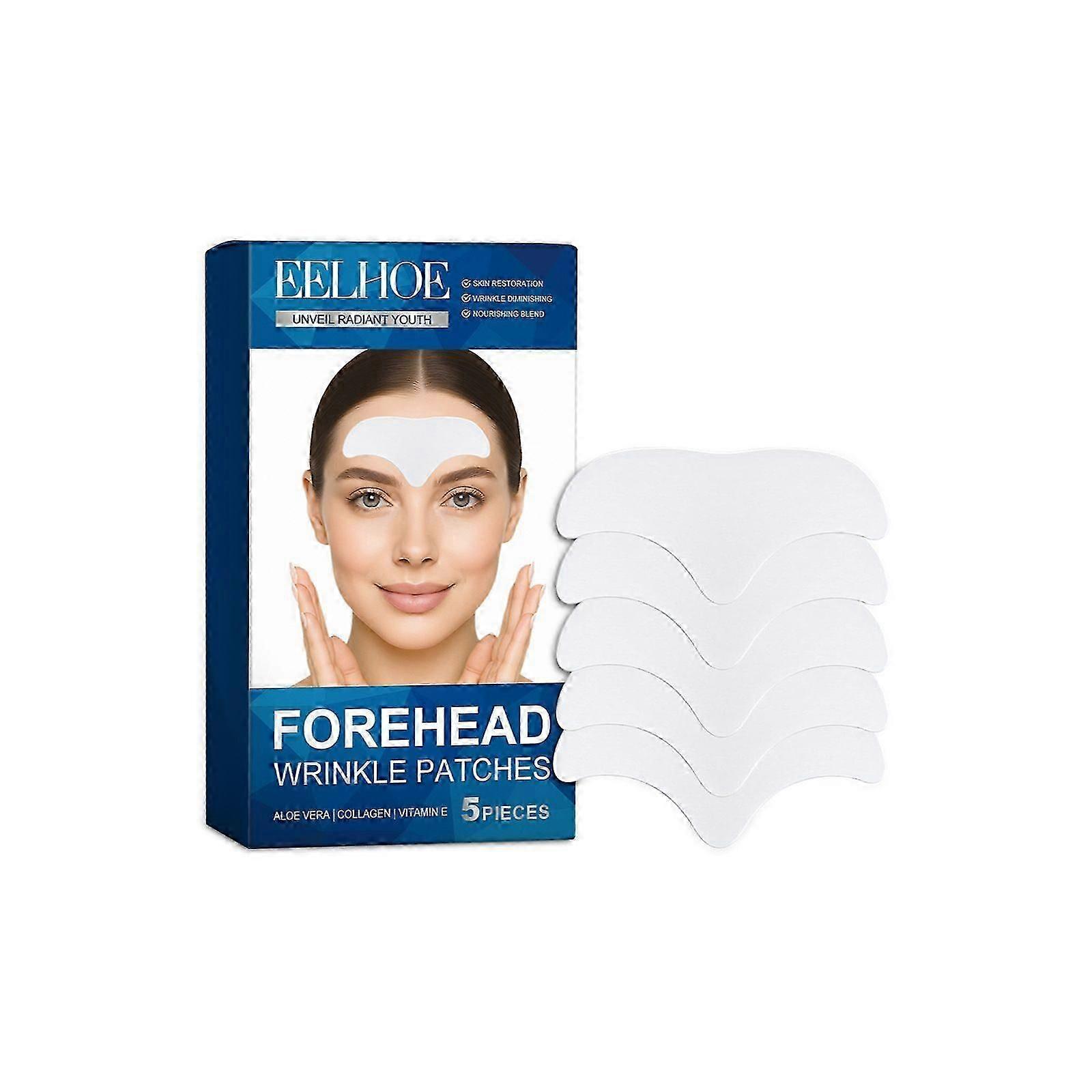 Forehead Wrinkle Patches, Overnight Silicone Wrinkle Patches, Collagen Anti Wrinkle Patch for Fine Lines & Frown Lines