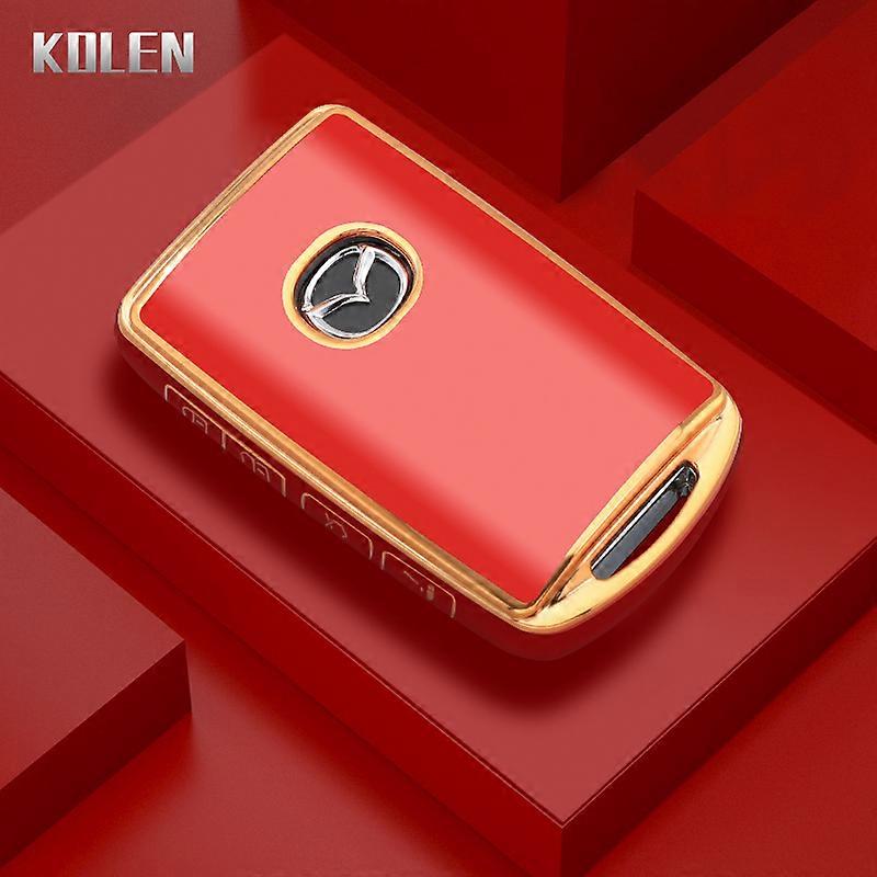 Neue TPU Autoschlüsseletui Abdeckschale für Mazda 3 Alexa CX30 CX-4 CX5 CX-5 CX8 CX-8 CX-30 CX9 CX-9 Protektor Keyless Fob Zubehör ~ 02890