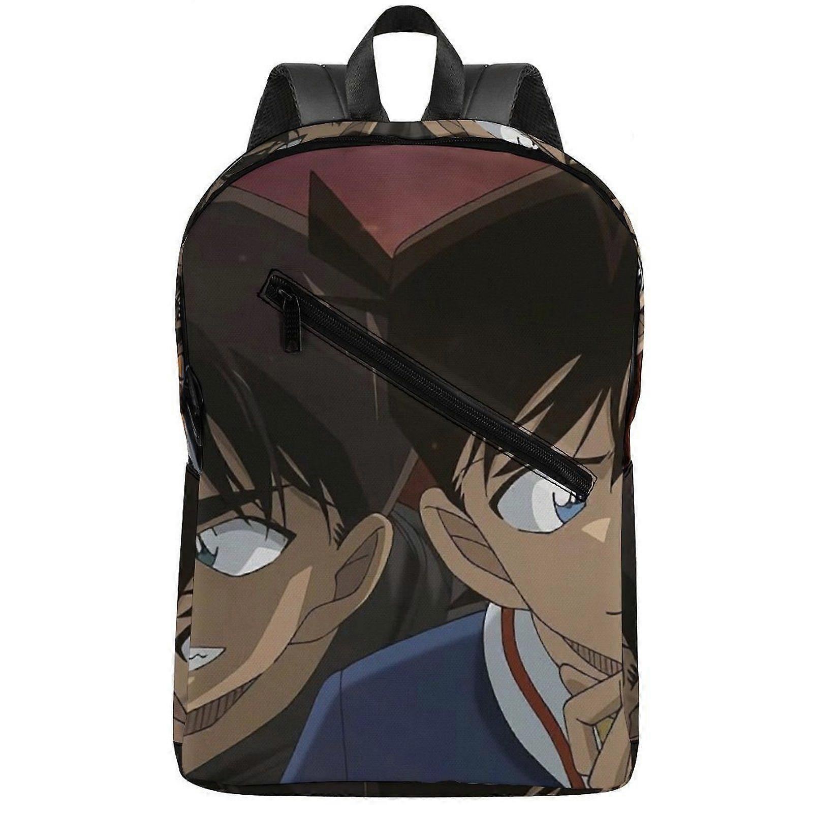 a2327 Conan Edogawa Ergonomický 300D PU batoh s ochranným obalem na notebook a polstrováním tlumícím nárazy m2327