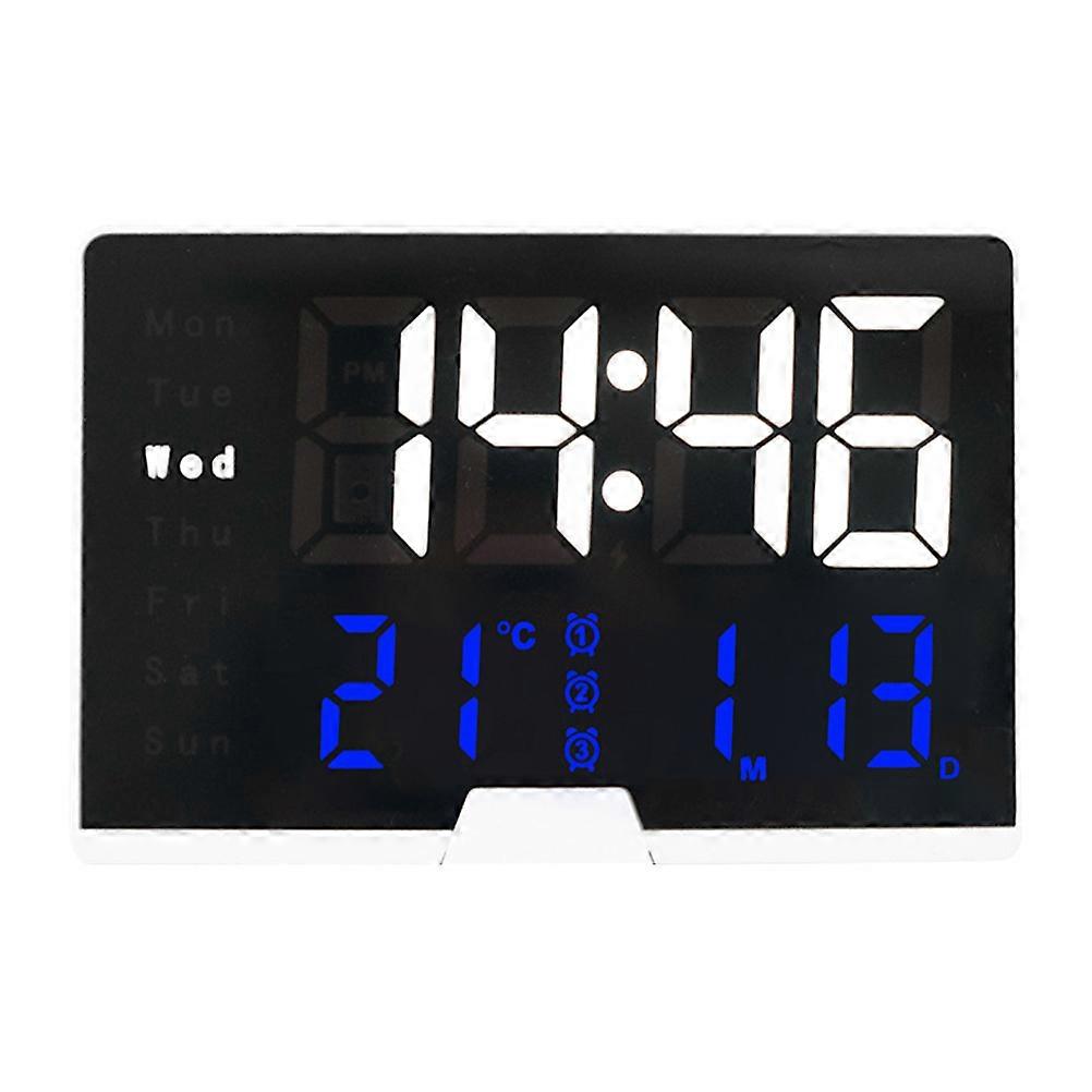 Led Alarm Clock Small Desk Clock Kitchen Restaurant Use 13.5X9cm Electronic Components Clock And Alarm Function 1Pack