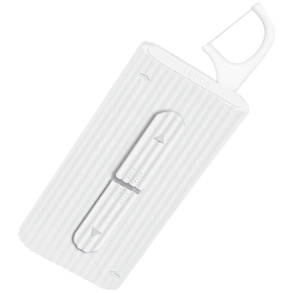 Travel Tooth Pick Plastic Tooth Picks Food Residue Removal Ergonomic Handle 3.34X1.65X0.79in 1Set