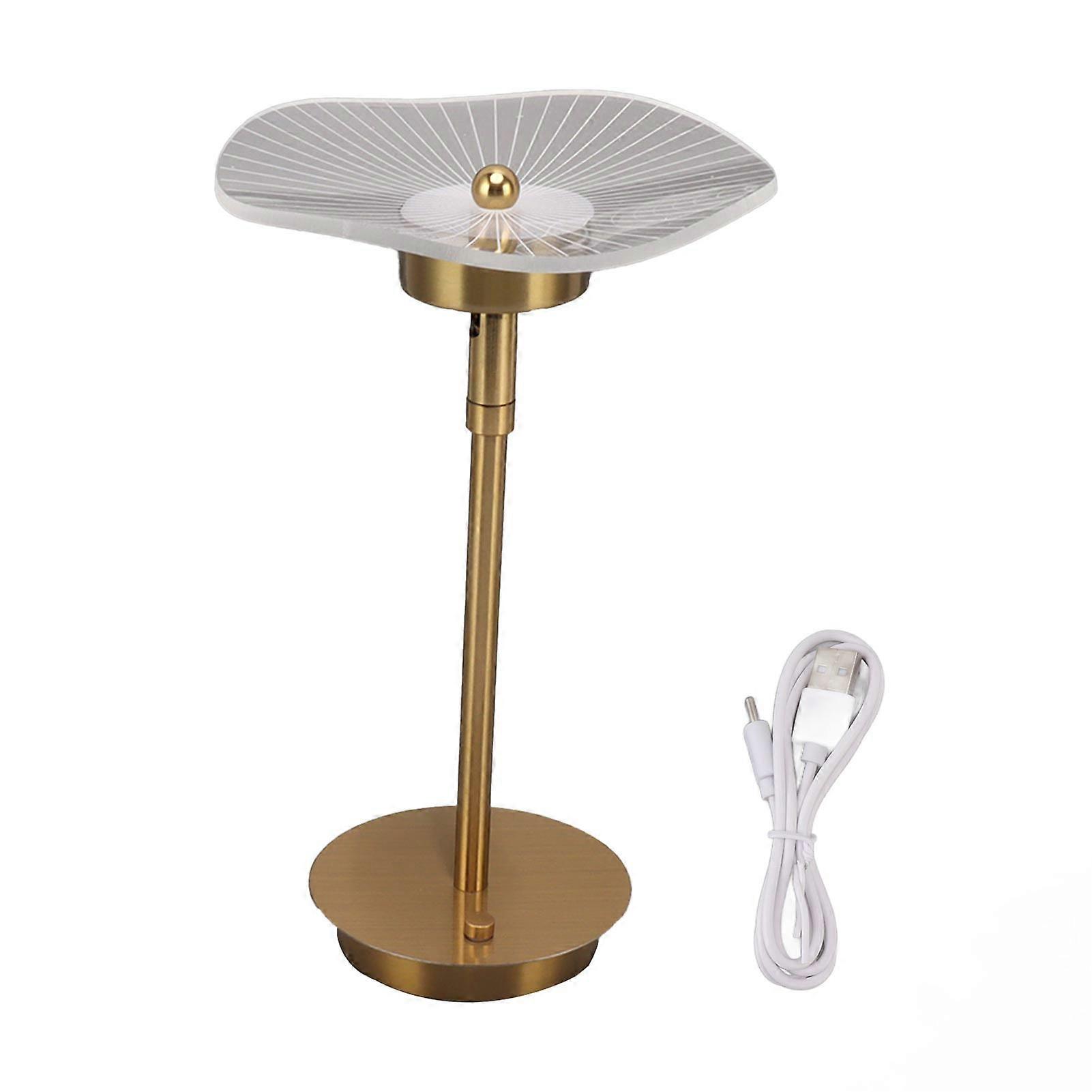 Touch Desk Lamp Stepless Dimmable Table Lamp USB Rechargeable Night Light with 3 Color Modes