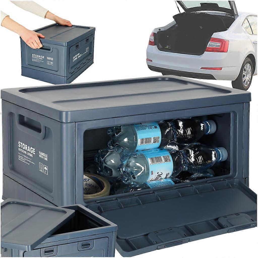 Luggage organizer camping box navy blue