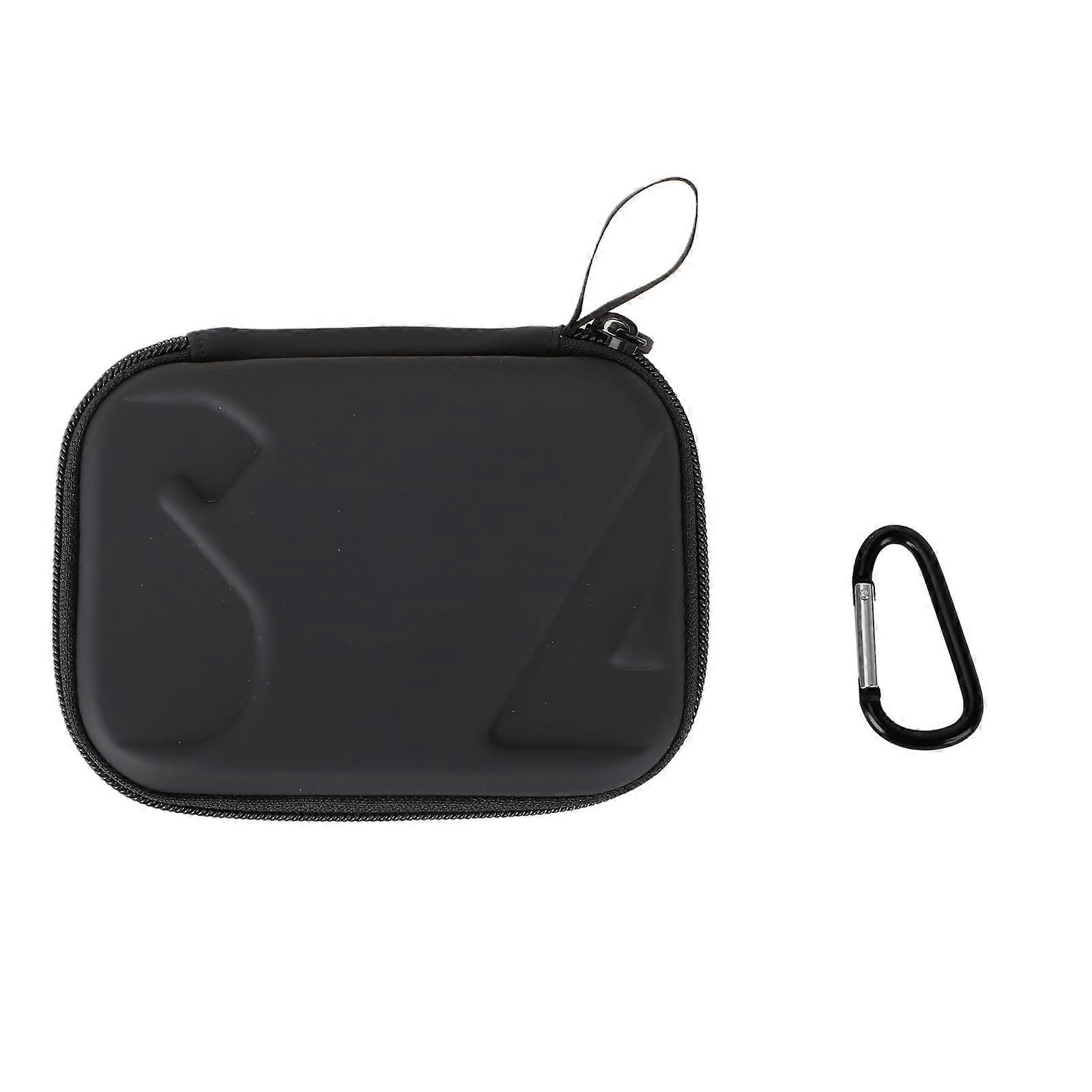 Carrying Case for DJI OSMO Action 5/4/3 - Hard Travel Case, Protective Handbag, Black/Orange Design, Compact Size
