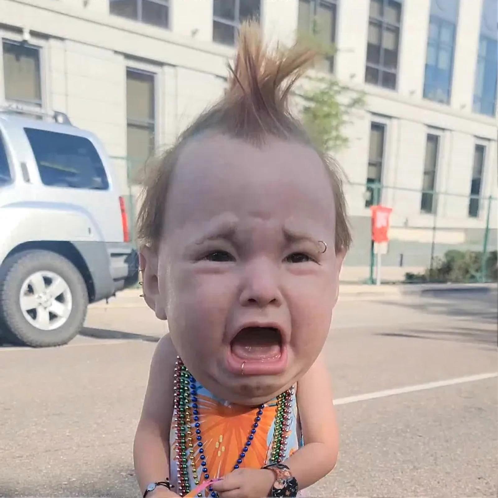 Crying Baby Masks, Giant Baby Head Masks, And Hilarious Latex Head Masks, Halloween Realistic Masks, Scary Masks for Adults and Children