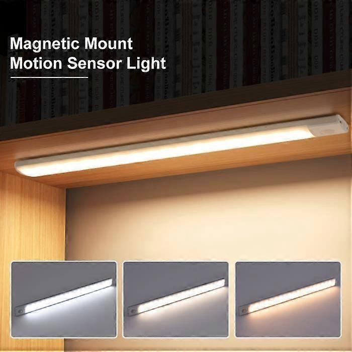 2 Pack Motion Sensor Led Light, Wireless, Usb Rechargeable, Magnetic, 3 Lighting Modes - 10Cm