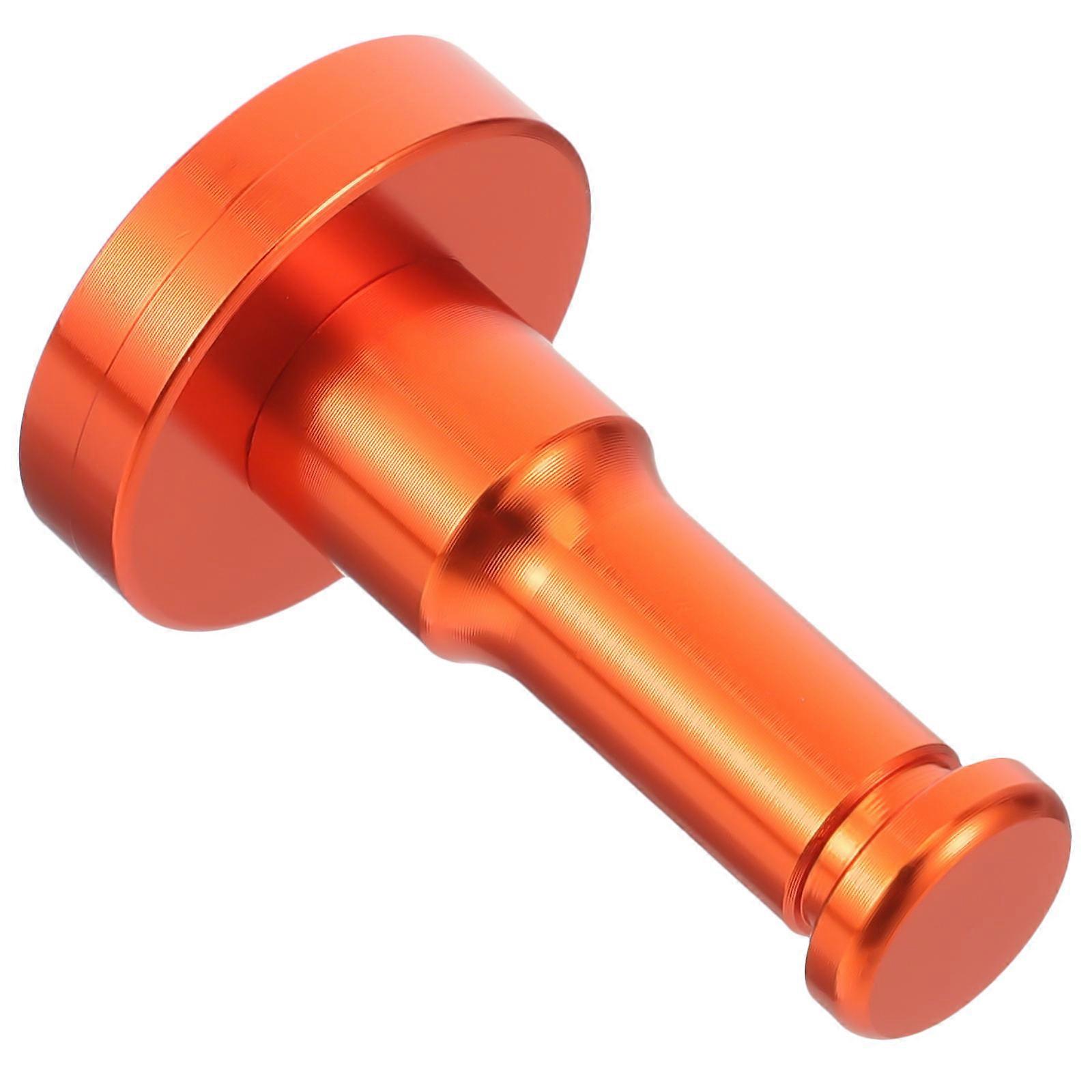 Wall Mounted Coat Hooks with Glossy Surface for Bedroom Bathroom Made of Space Aluminum Orange 3.5 Inches