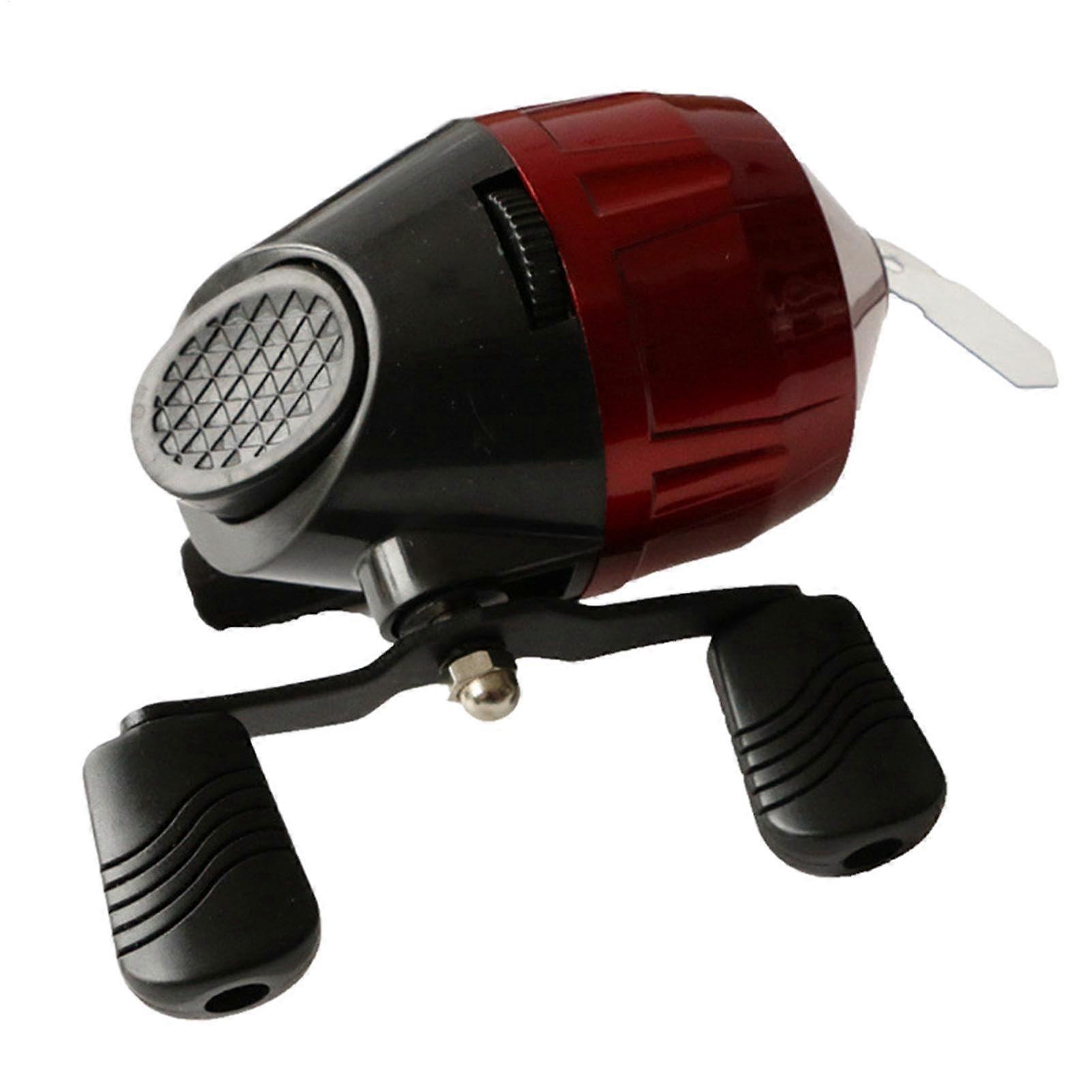 Compact Fishing Reel For Beginners Nylon Construction Lightweight With 60m Line Red