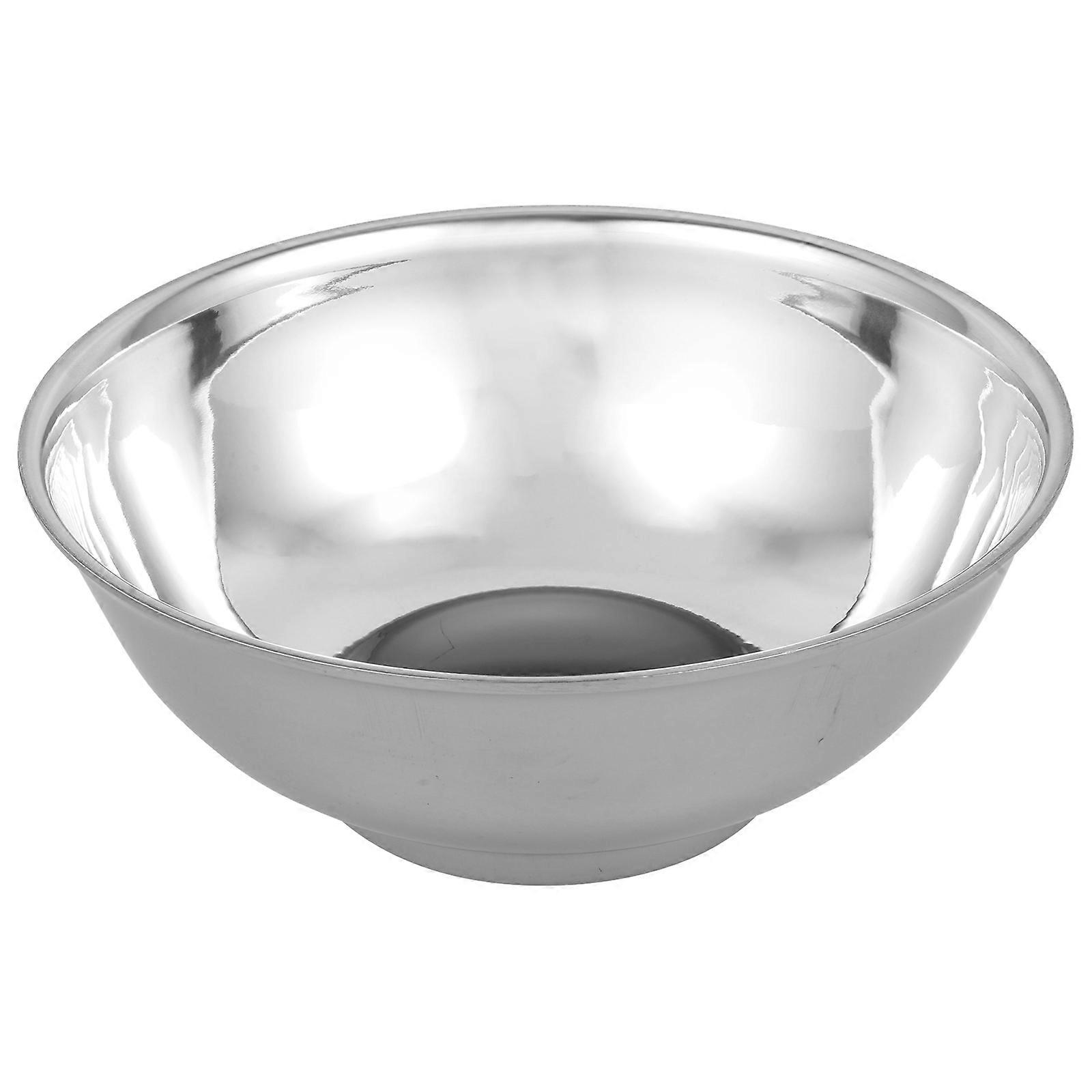 1Pc Stainless Steel Double Layer Insulated Bowl for Large Soup and Food Holding