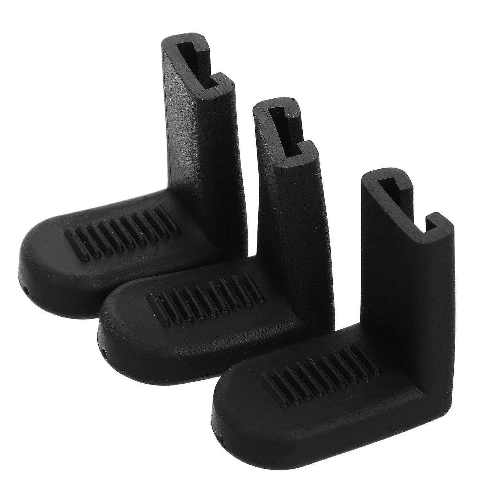 3pcs Rubber Drum Claw Hook Replacement Clamps for Snare Drum Mounting Support – Durable, Slip Resistant Design, Easy Installation