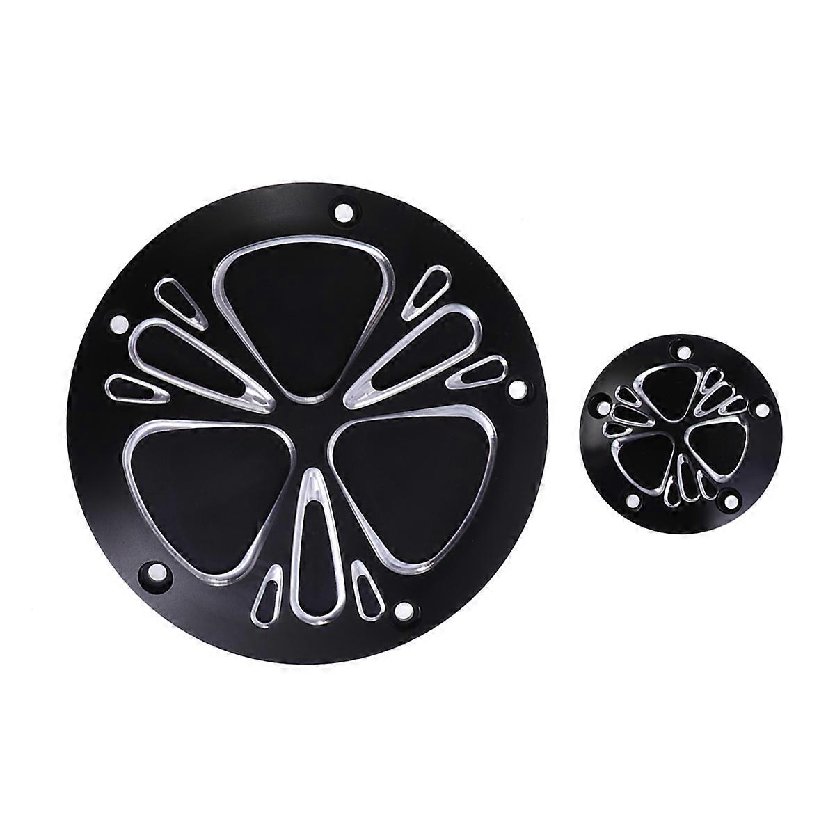 CNC Timing Cover Motorcycle Parts Custom Build Restoration Projects Square Shape Billet Aluminum Bolt On Installation 1Pcs