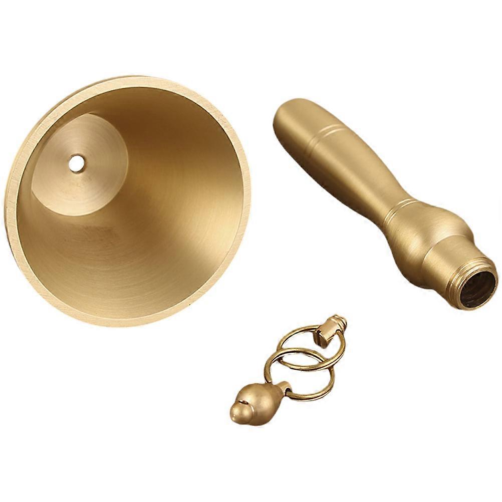 Vintage Bell with Handle   Lightweight Musical Instrument for Reception, Service & Games