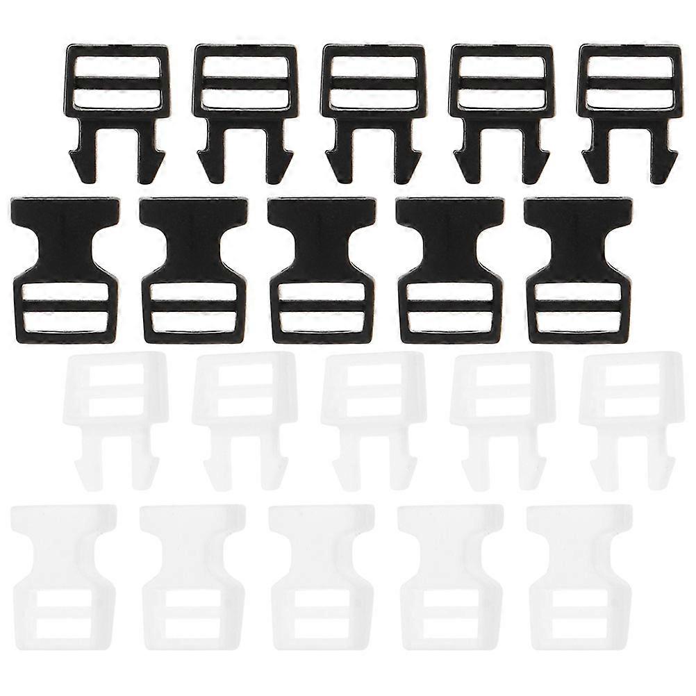 20Pcs Buckles For Craft Enthusiasts And Pet Owners In Assorted Color Suitable For Strap Adjustment