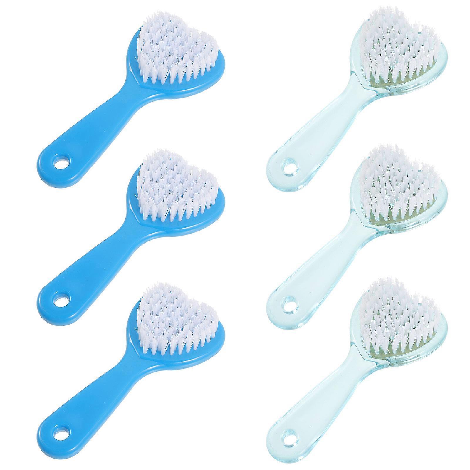 Heart Shaped Foot File Exfoliation Tool For Personal Care With Assorted Color Ergonomic Design 6Pcs
