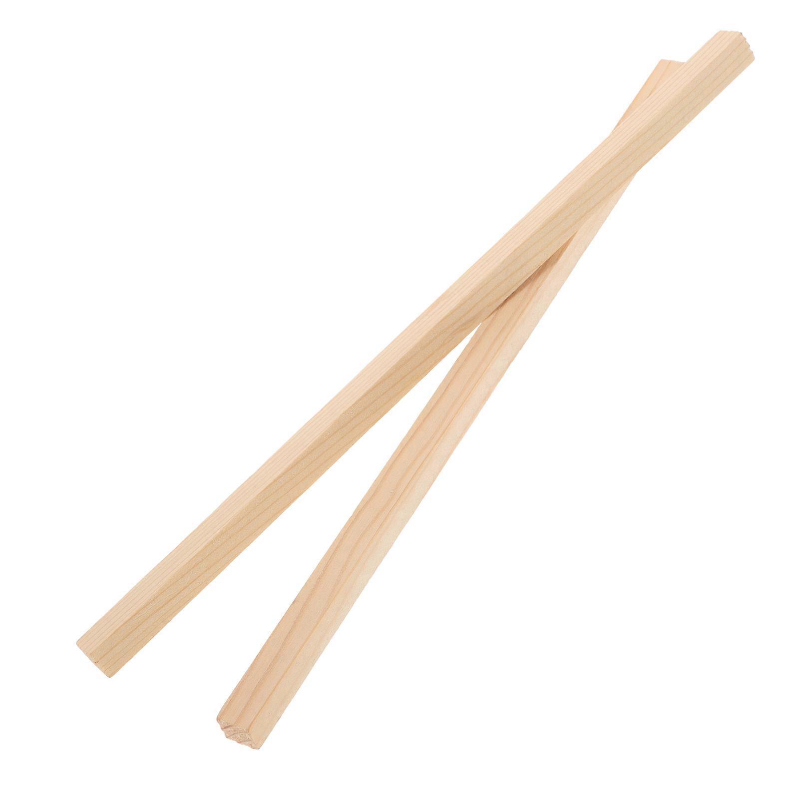 1 Pair of DIY Wooden Chopsticks Making Kit Unfinished Wood Crafting Materials Reusable Chopsticks Strips Raw Material
