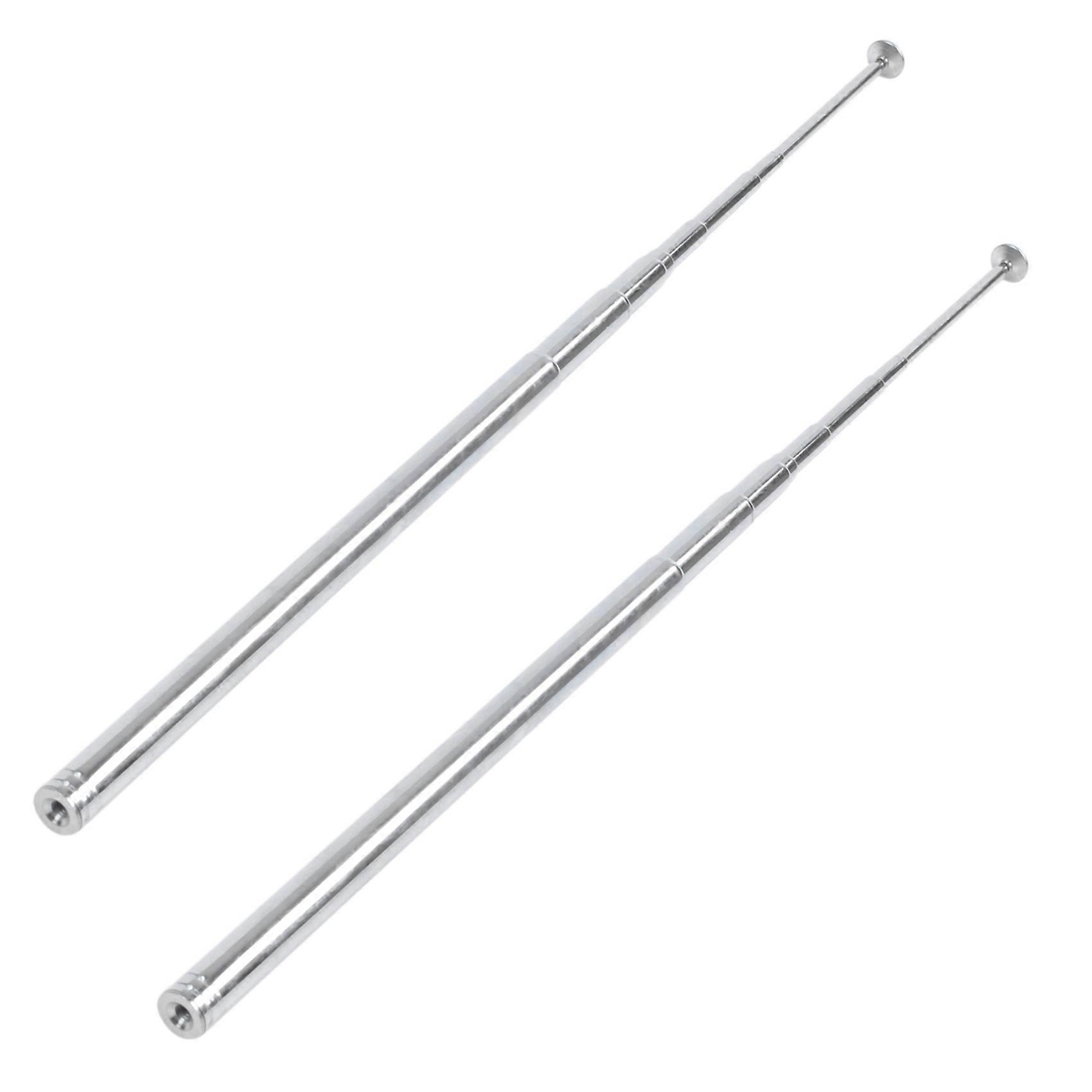 2X τηλεσκοπική κεραία 115 cm 10 τμήμα ραδιόφωνο FM AM