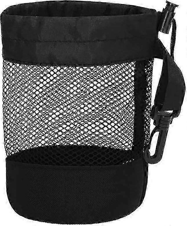 Single-Sided Drawstring Mesh Golf Ball Storage Bag for 16 Balls Measuring 16.5*14cm