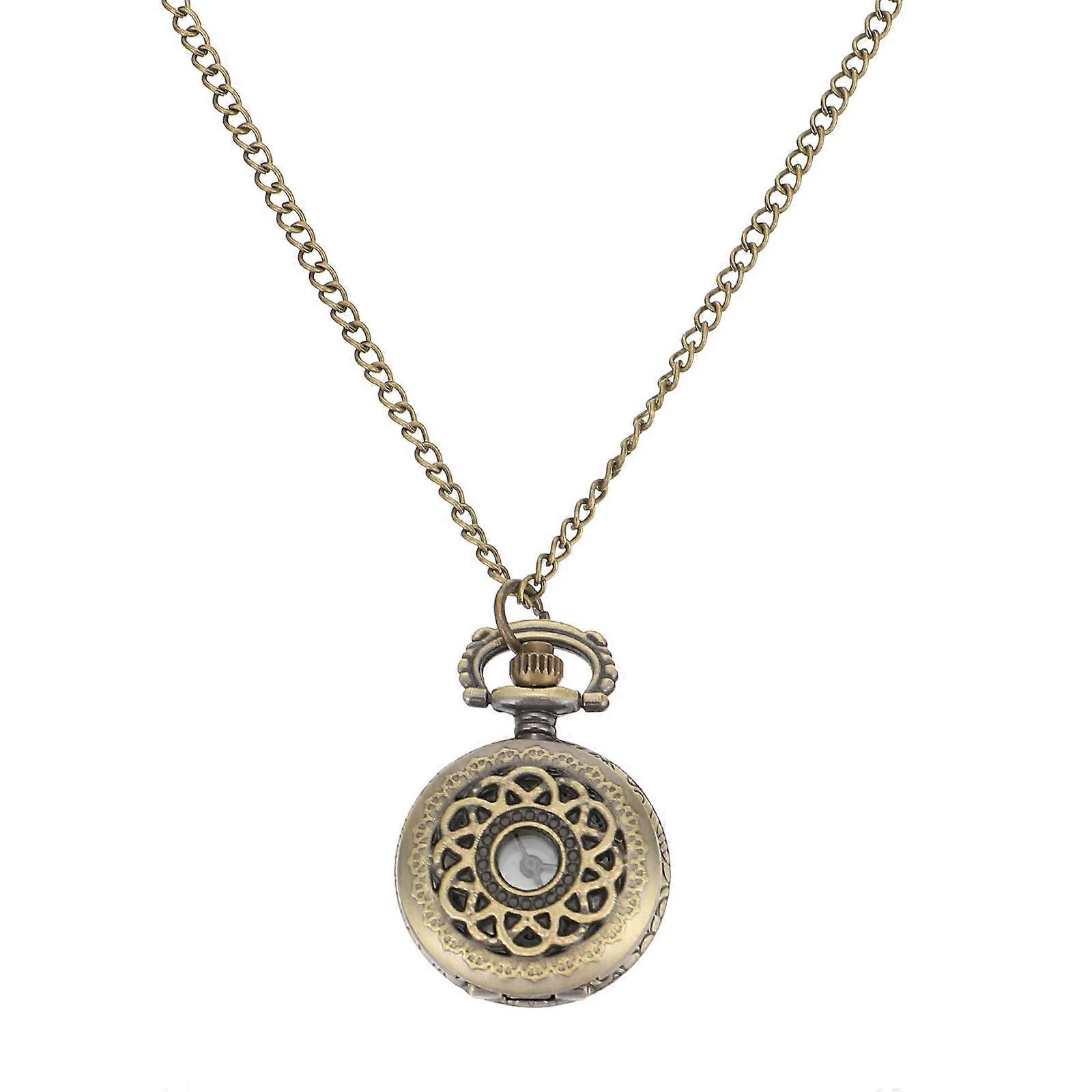 Vintage Pocket Watch With Chain For Men And Women In Golden Color Featuring Practical Time Telling 1Pack