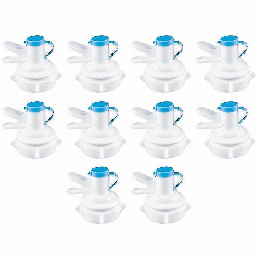Refillable Plastic Spout Cap for Water Dispenser Bottles with Reusable Faucet Nozzle