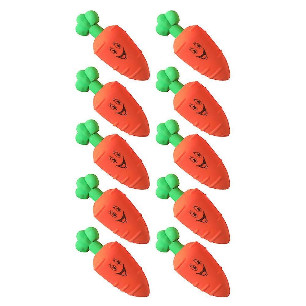 Here's a refined and engaging product description for your adorable carrot shaped erasers:

 

**20pcs Adorable Carrot Shaped Erasers – Fun &