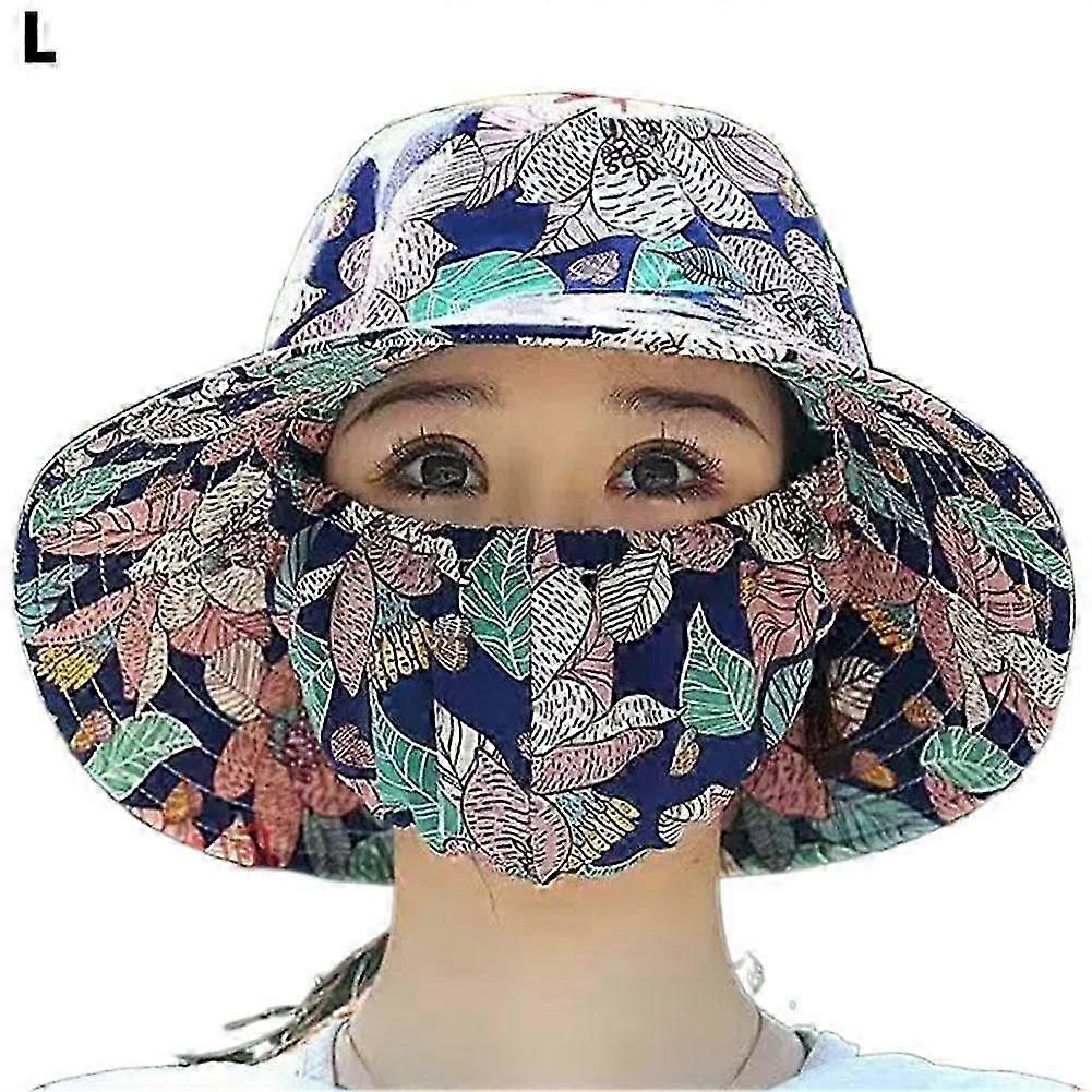 Floral Tea Picking Hat Sun Hat Set