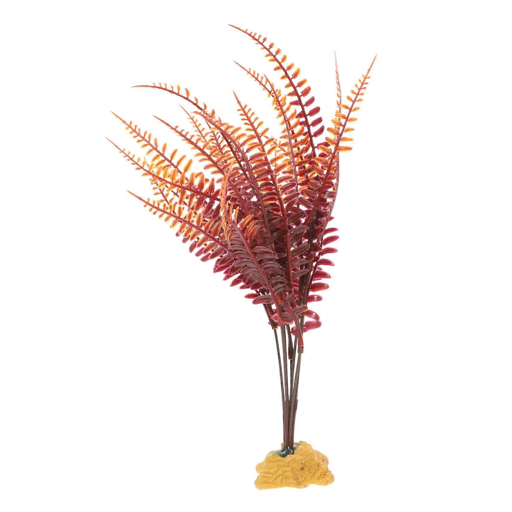 Artificial Plants For Terrarium And Aquaria, Autumn Grass, Easy-Care, Safe For Reptiles And Fish Bearded Dragons & Geckos