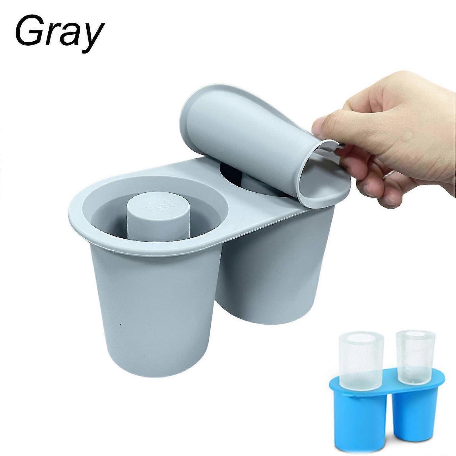 2/3/4/30Grille Bac à glaçons pour tasse Stanley Tumbler Cup, moule à glace en silicone en forme de cylindre avec couvercle 