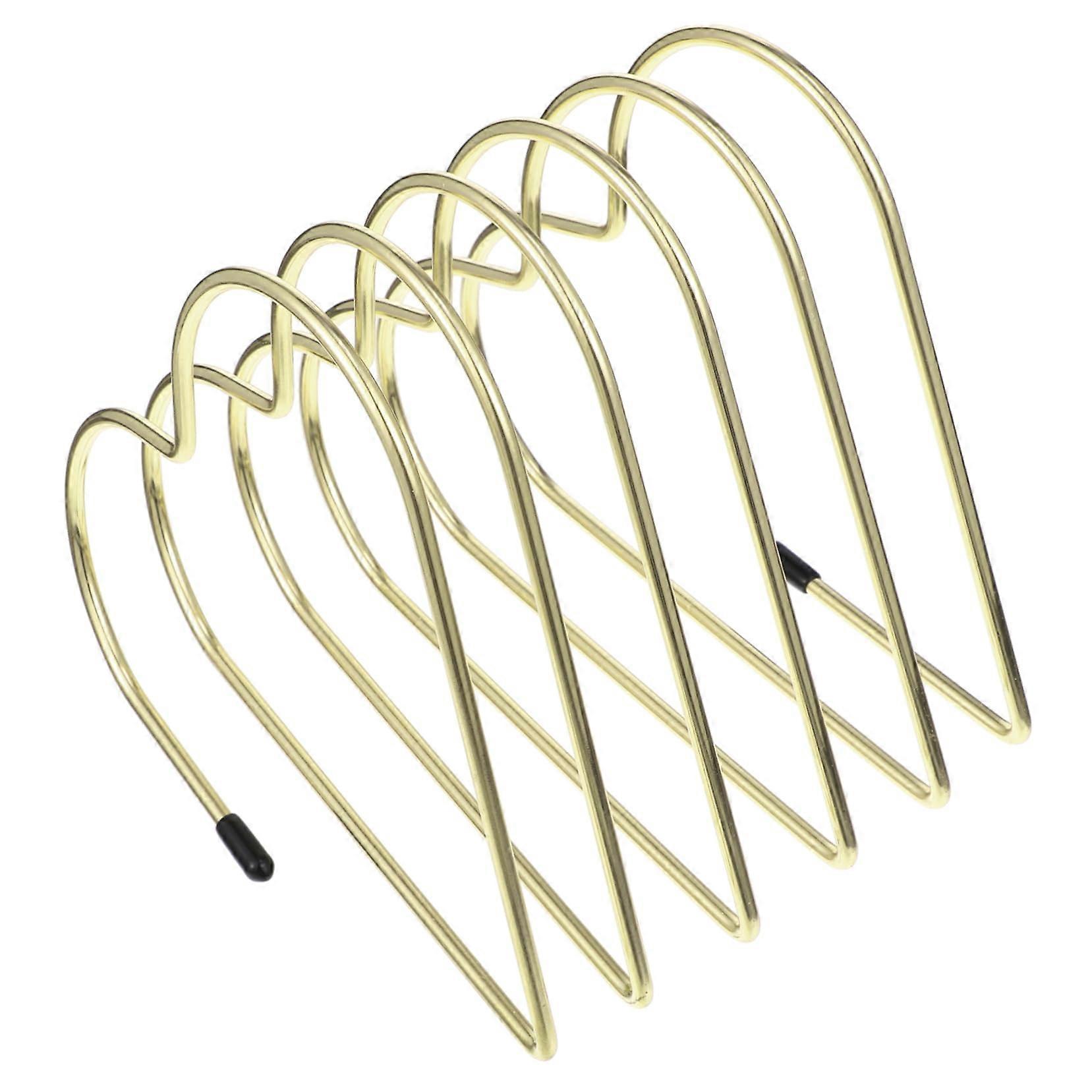 Heart Bookend Magazine File Holder - Transparent Vinyl Decorative Desk Book Separator for Records and Books