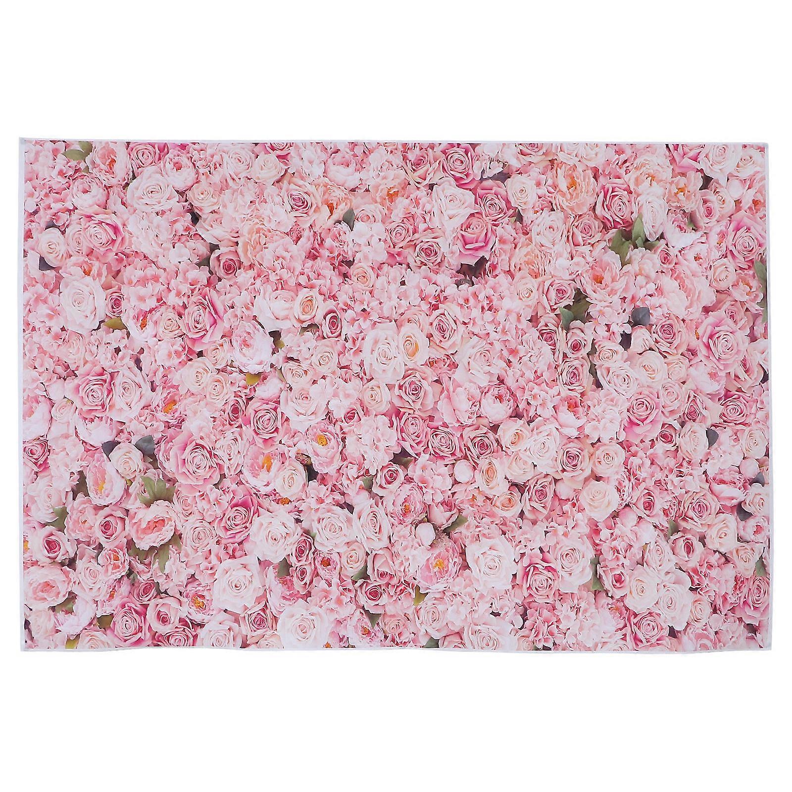 Photography Background Cloth Flower Wall Design For Weddings 150X100cm Pink 1Set