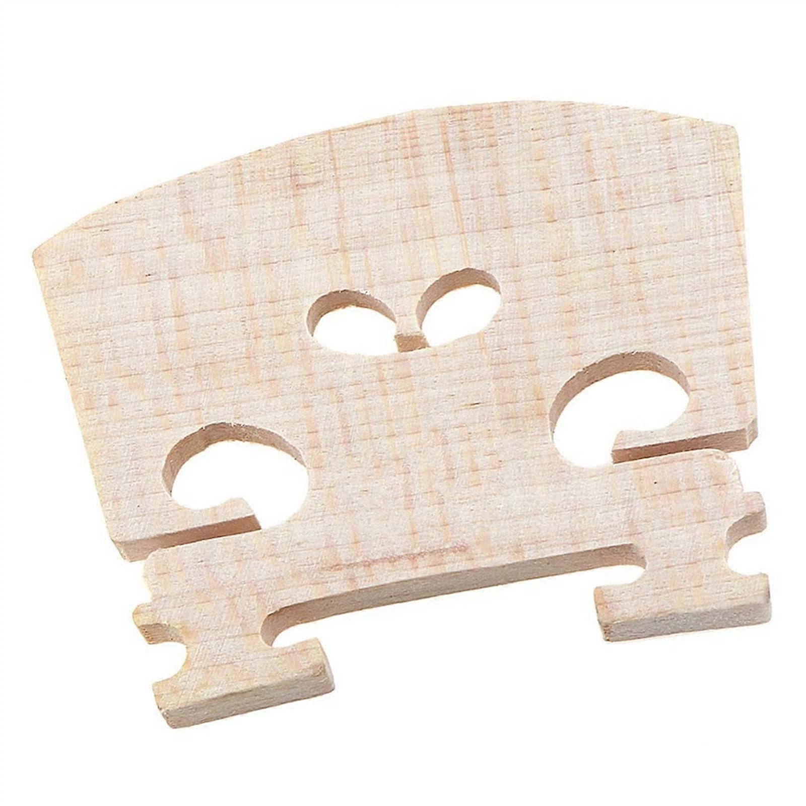 Violin Bridge Replacement Parts Maple Wood for 4/4 Violin Accessories Compatible with Musical Instruments