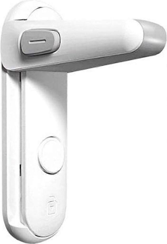 Door handle child lock, door handle safety bar, child handle protection device, white